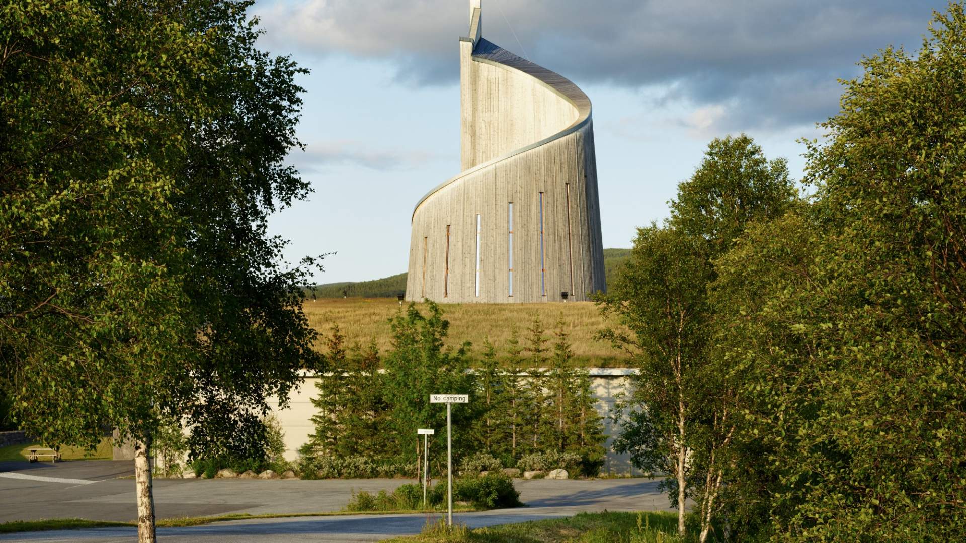 Geilo Kulturkyrkje, Kirketorget