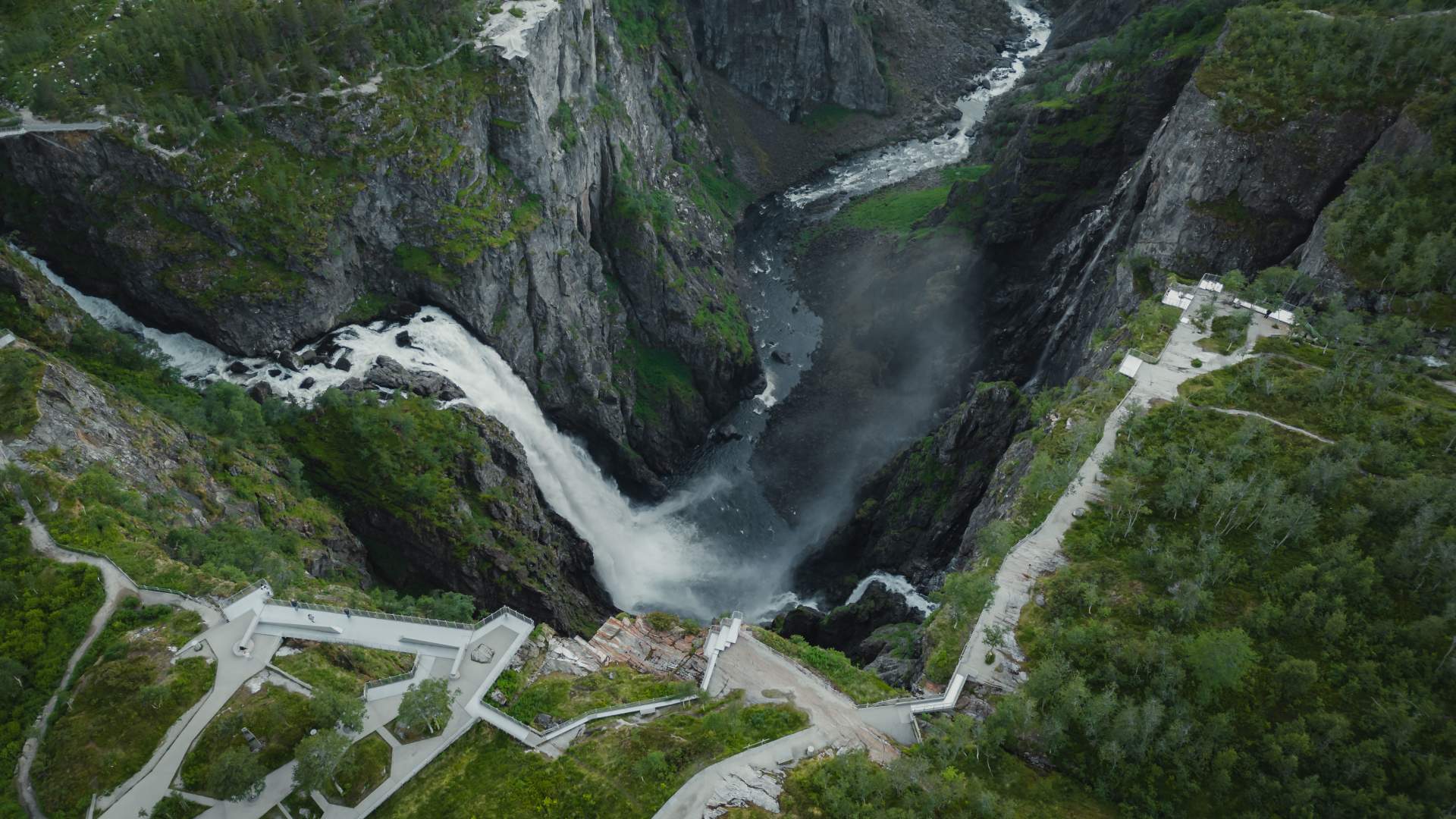 Vøringsfossen drone Heidi 4