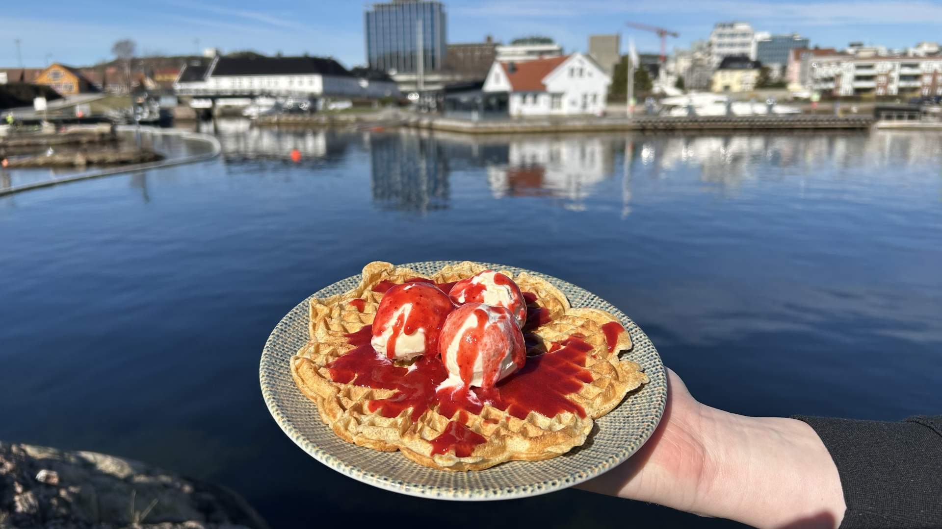 Vaffel Odderøya museumshavn kafe