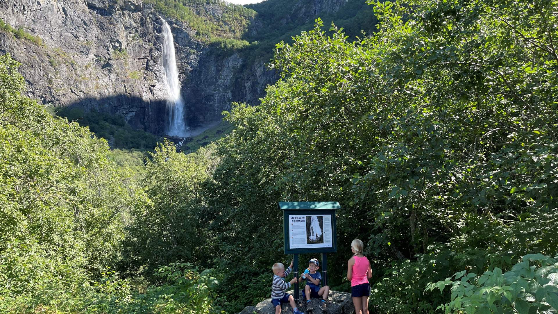 Feigefossen Waterfall