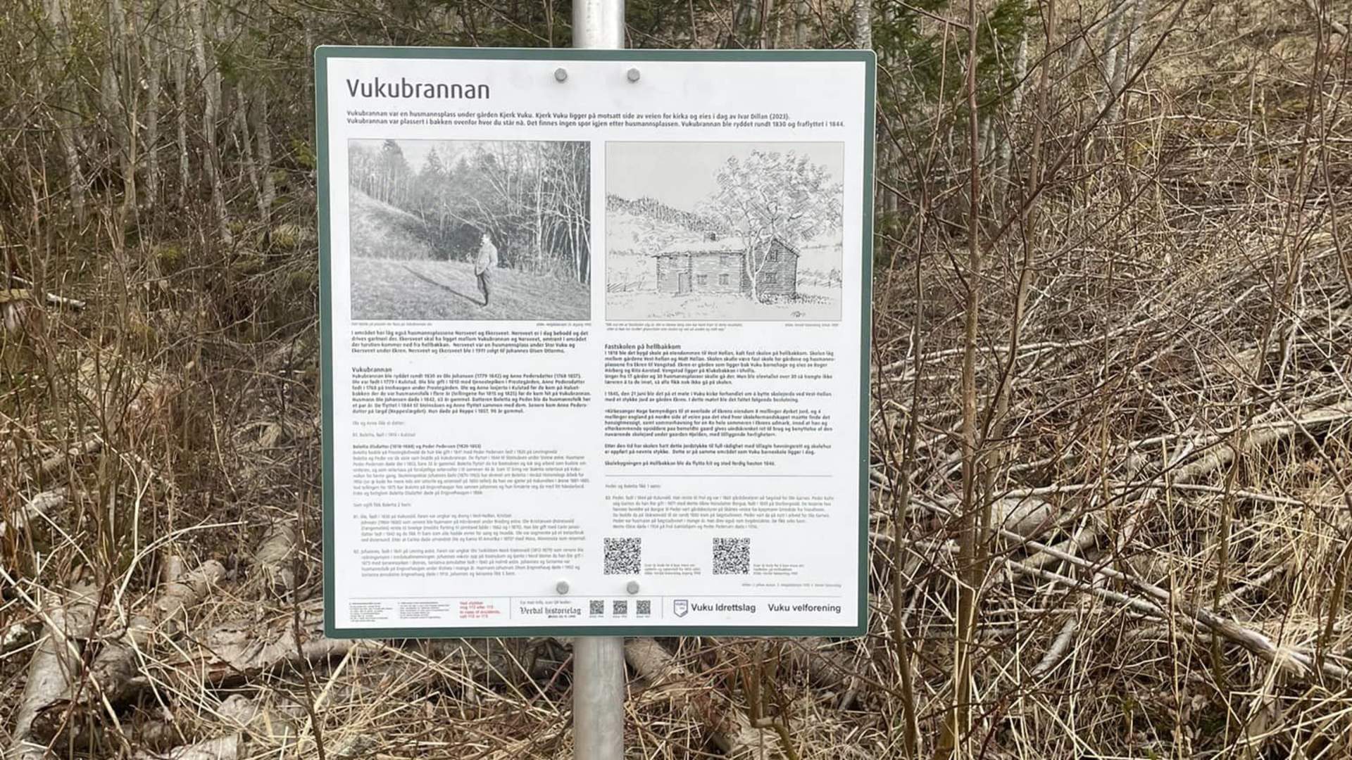 Vukubrannan infoskilt
