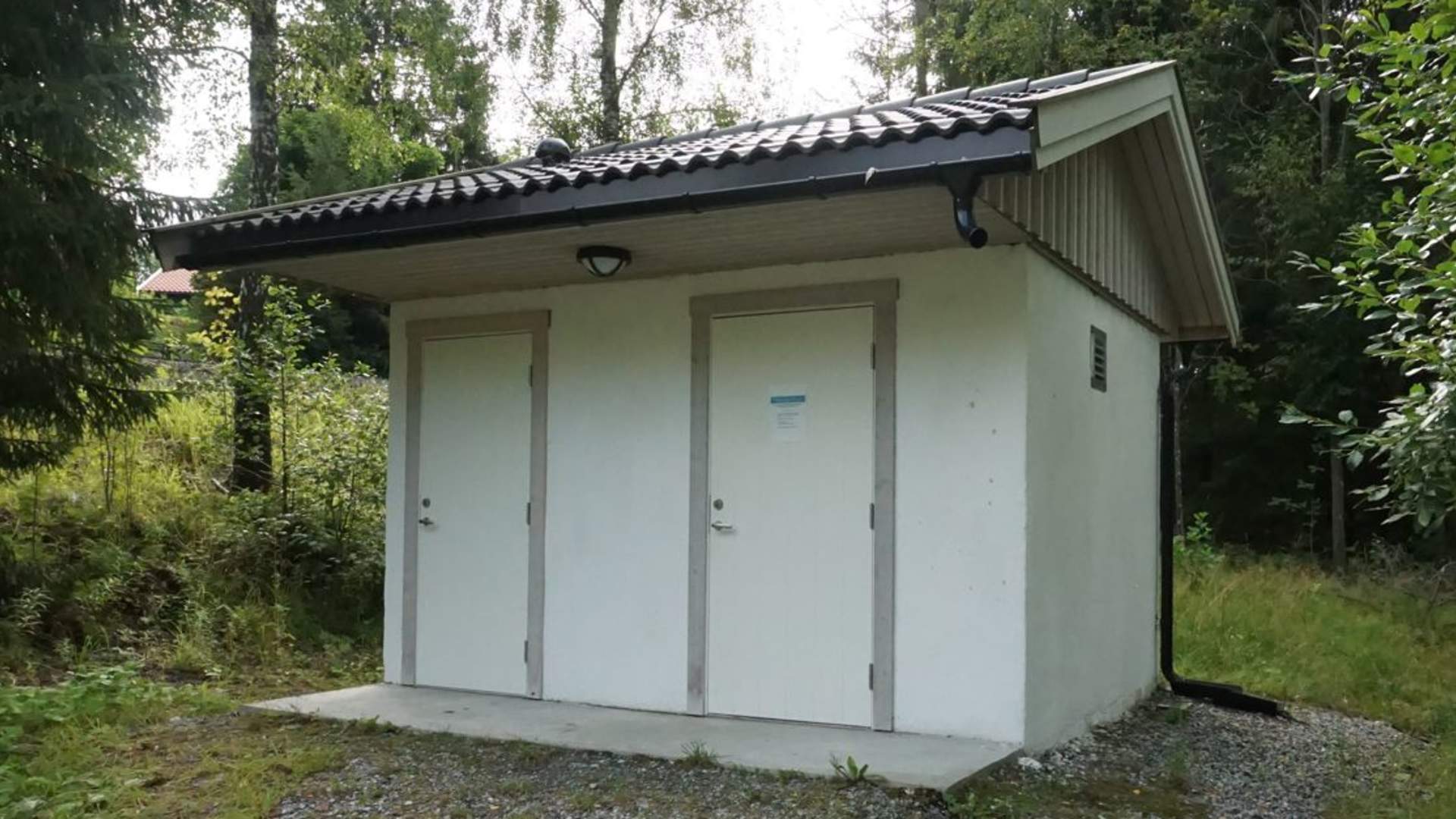 WC på Granodden badeplass