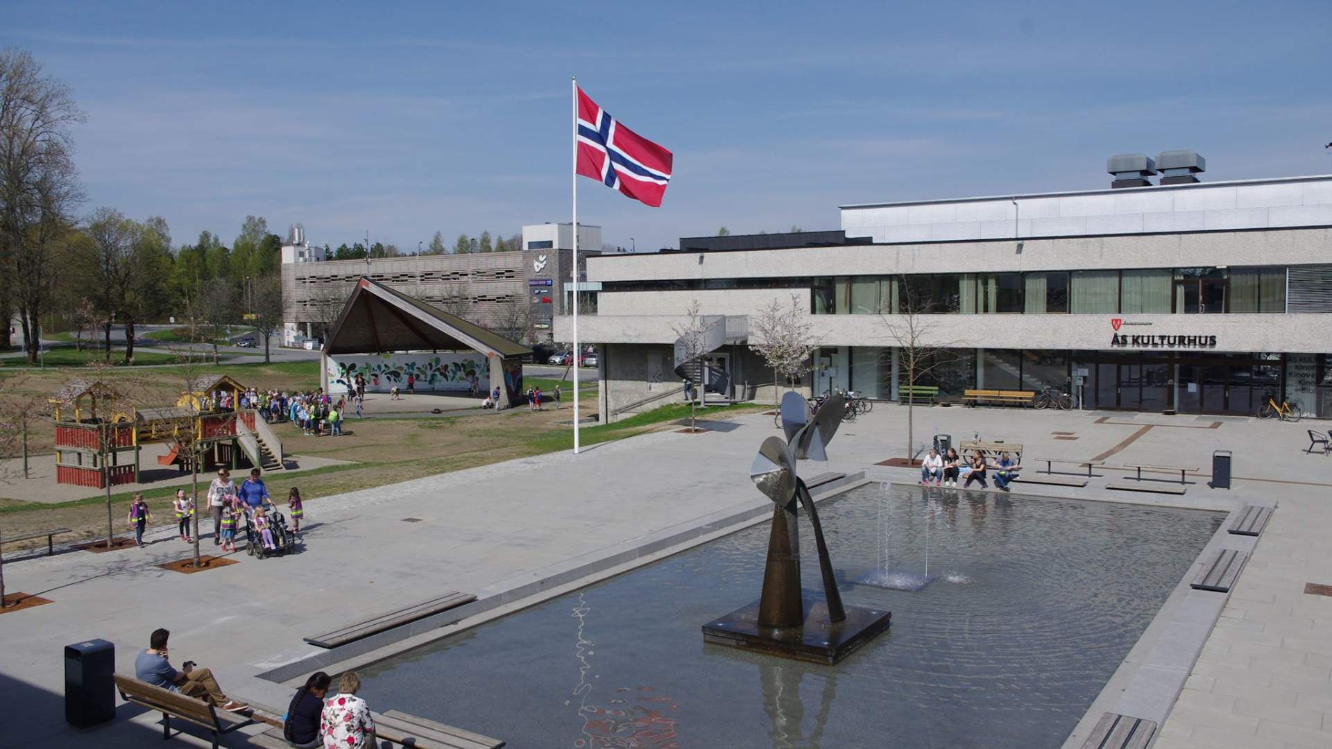 Ås kulturhus sommer