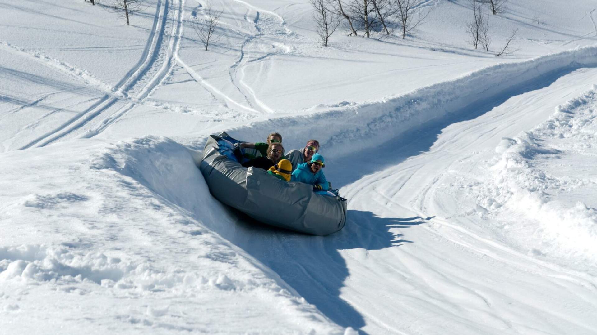 Snowrafting på Beitostølen