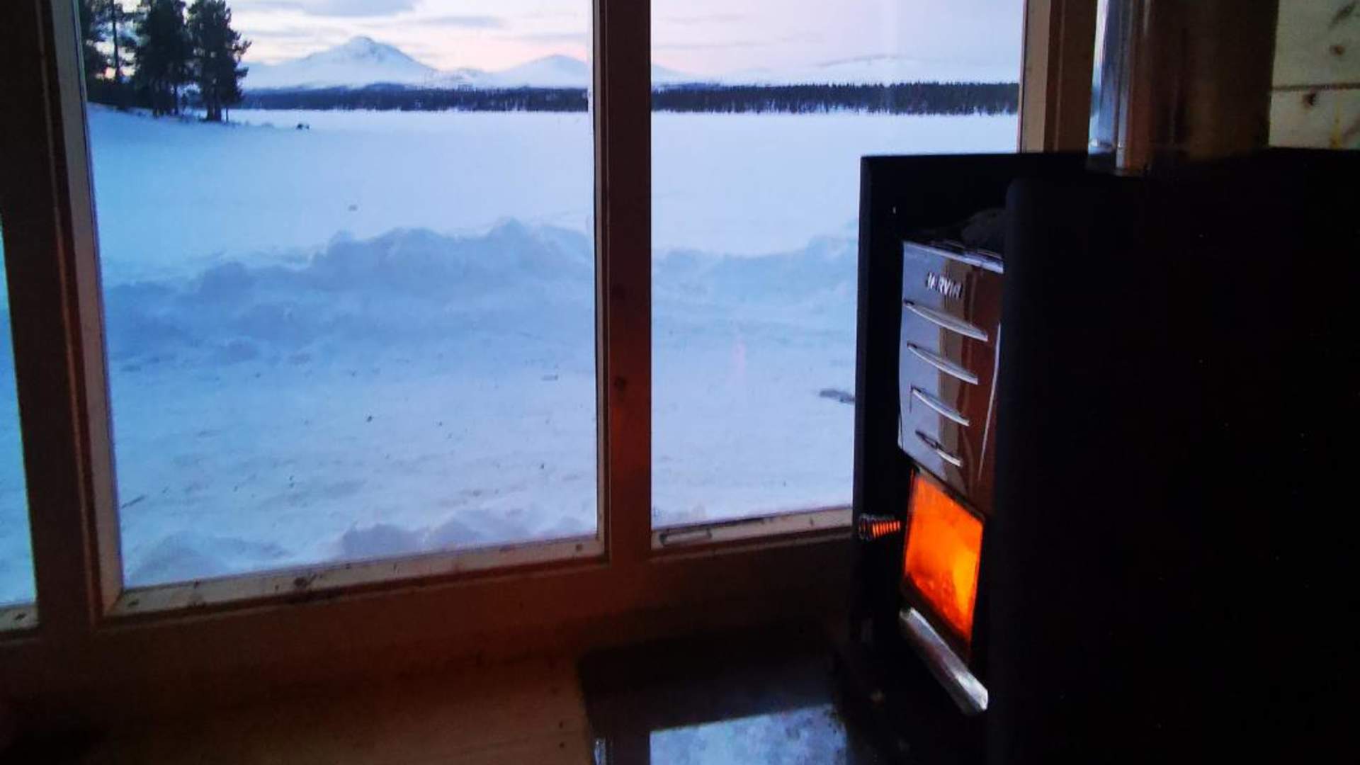 sauna vinter Monica Bye Spånberg