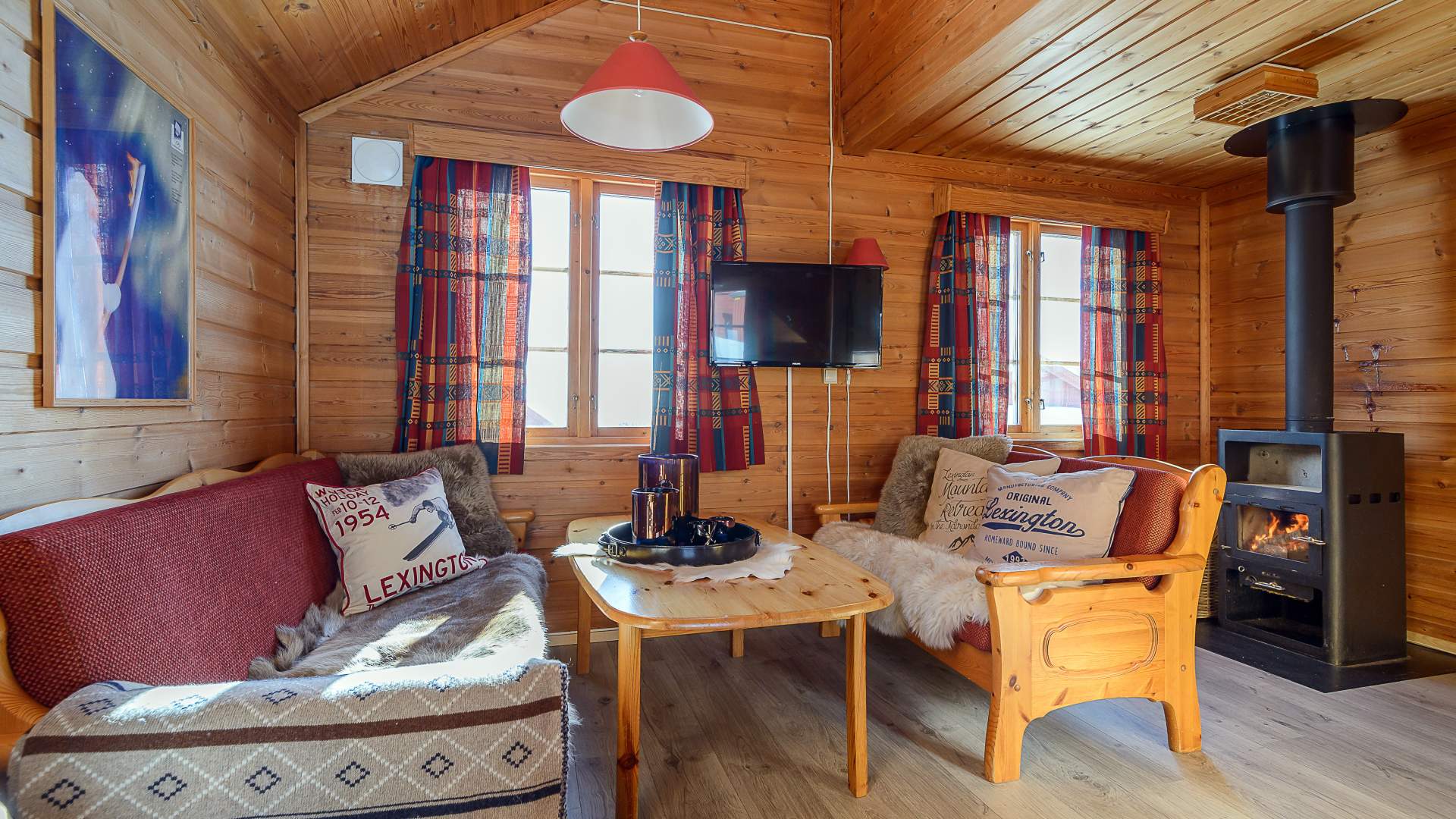 sitting area cabin