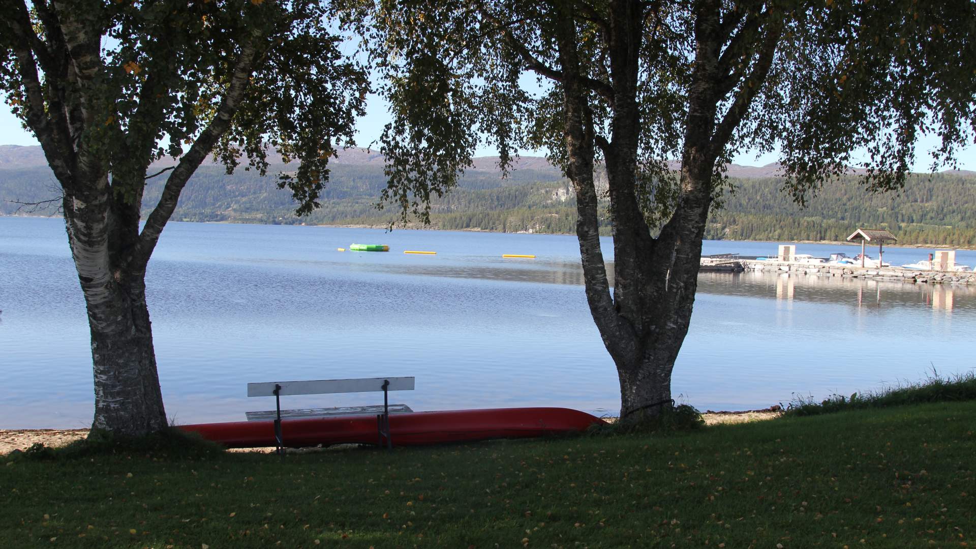 Utsikt over Snåsavatnet fra Viosen