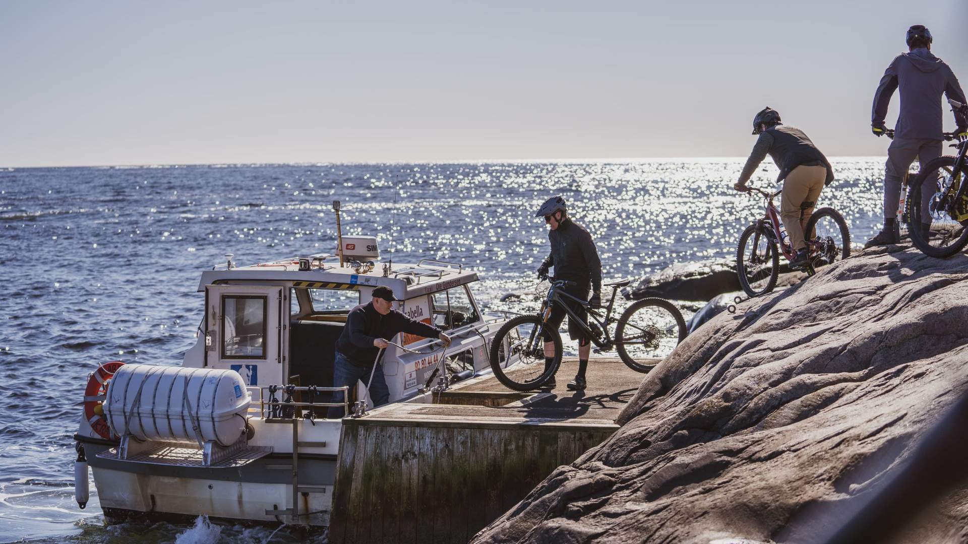 Trailbiking and island hopping with guide in Kragerø