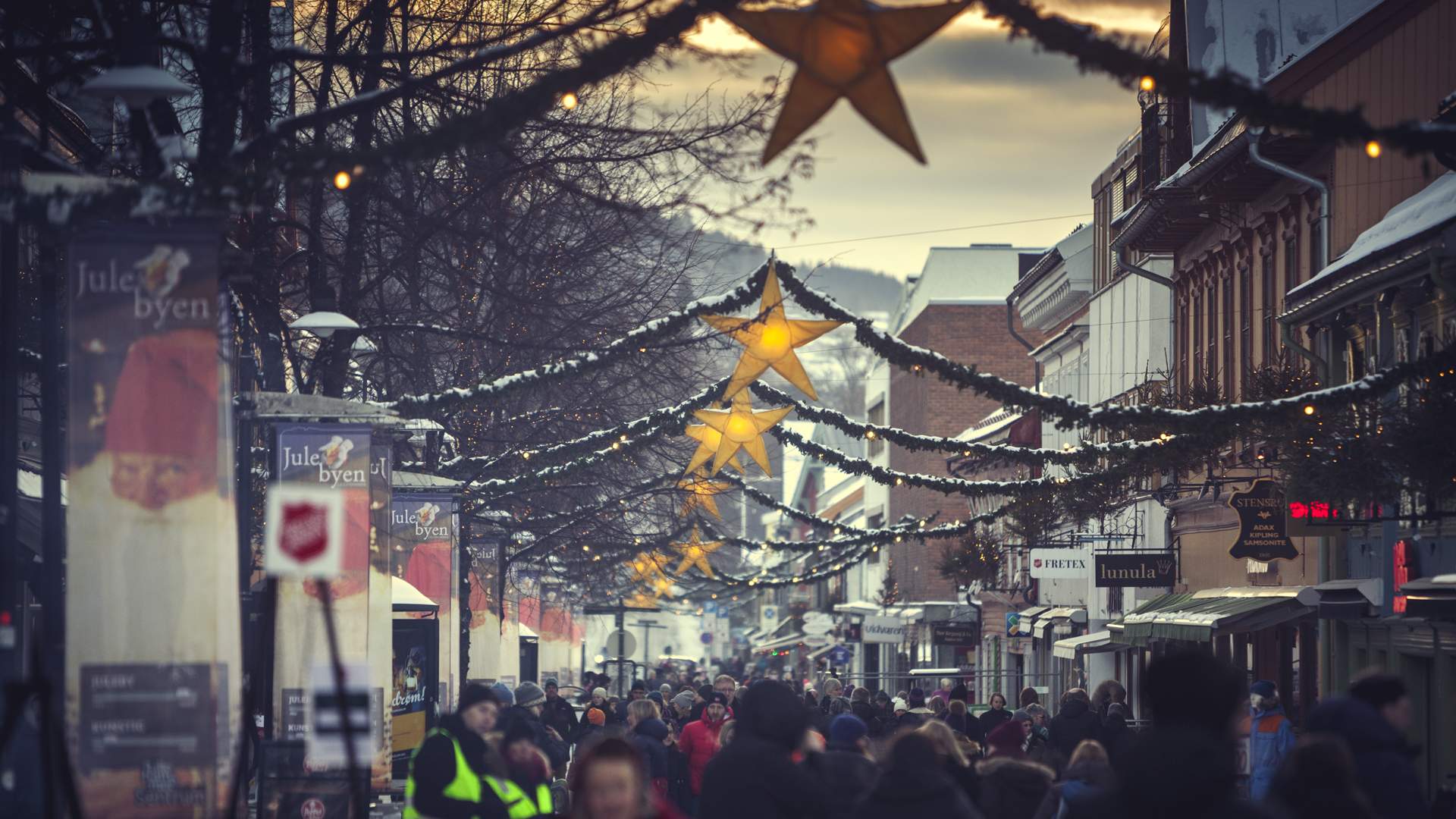 Lillehammer town-centre Christmas market