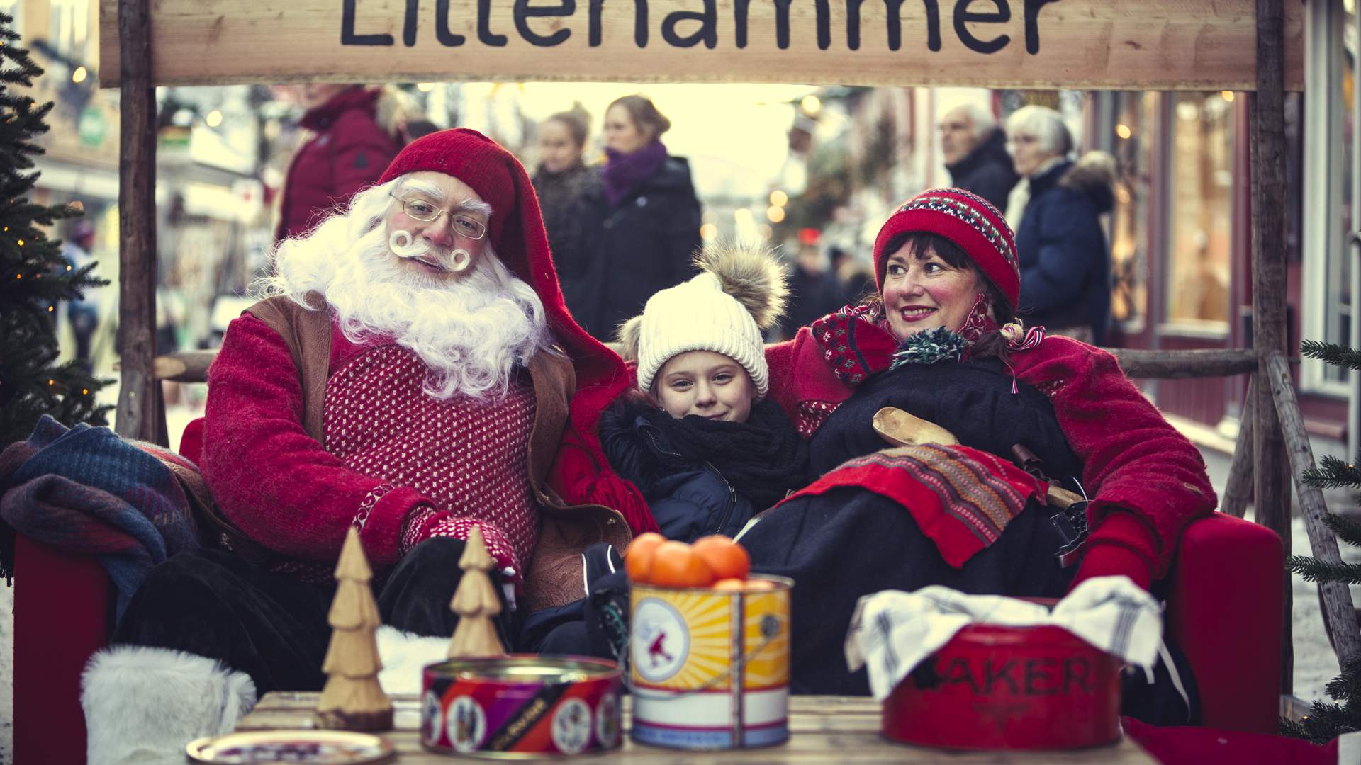 Lillehammer town-centre Christmas market