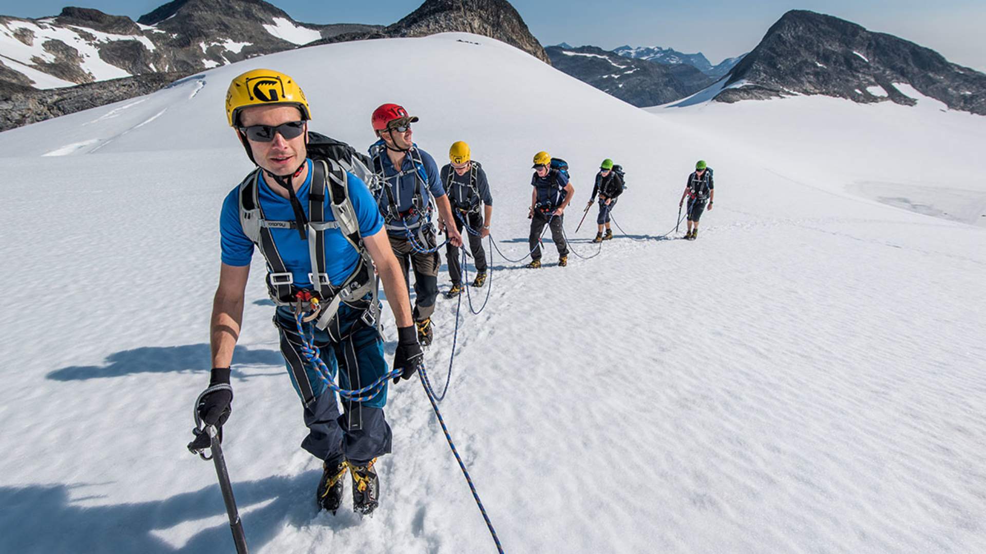 Taulag på Uranosbreen