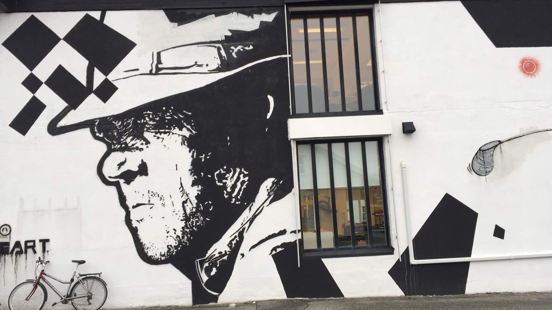 Straßenkunst auf Jørpeland