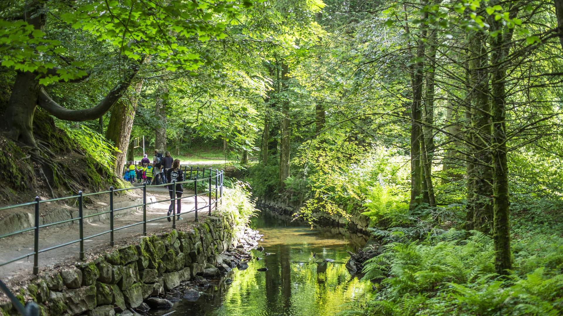 The planet trail at Sandvedparken