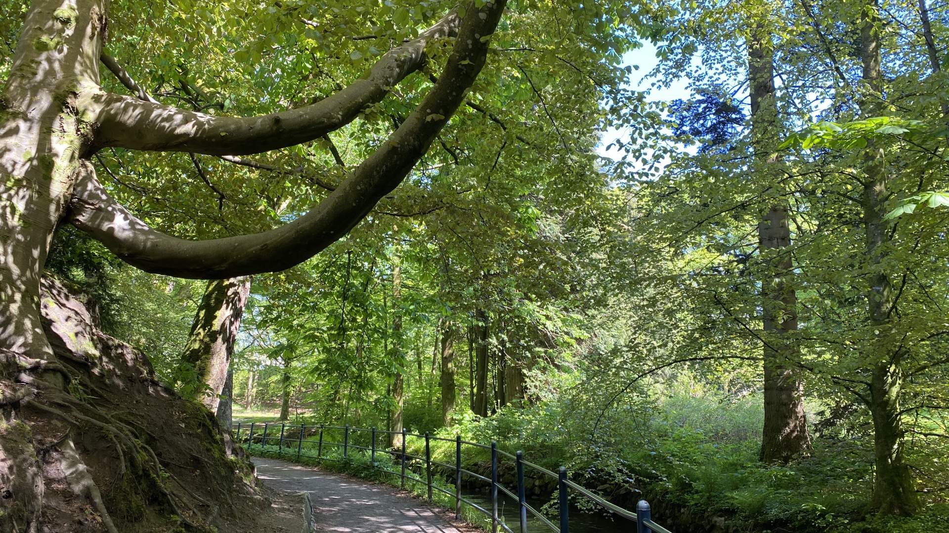 The planet trail at Sandvedparken