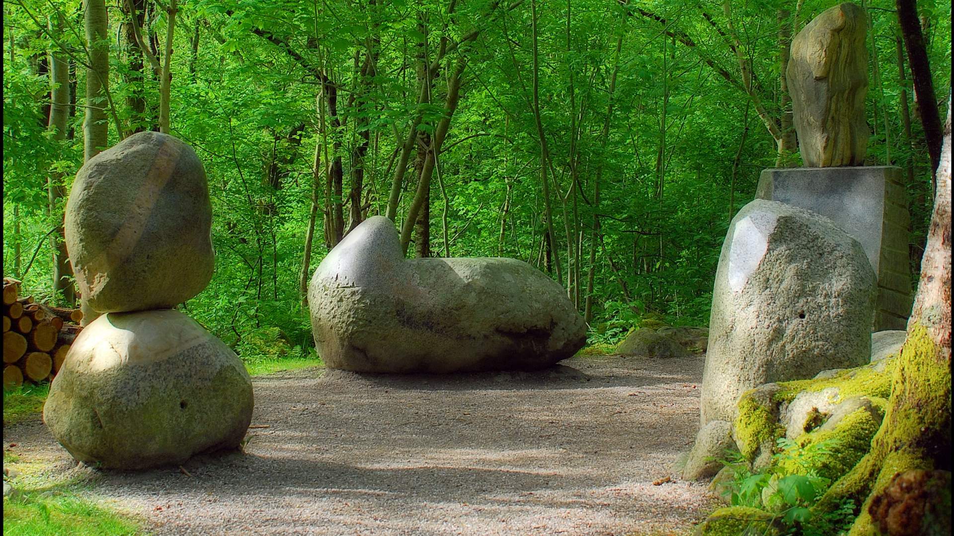 Steinparken i Rosendal