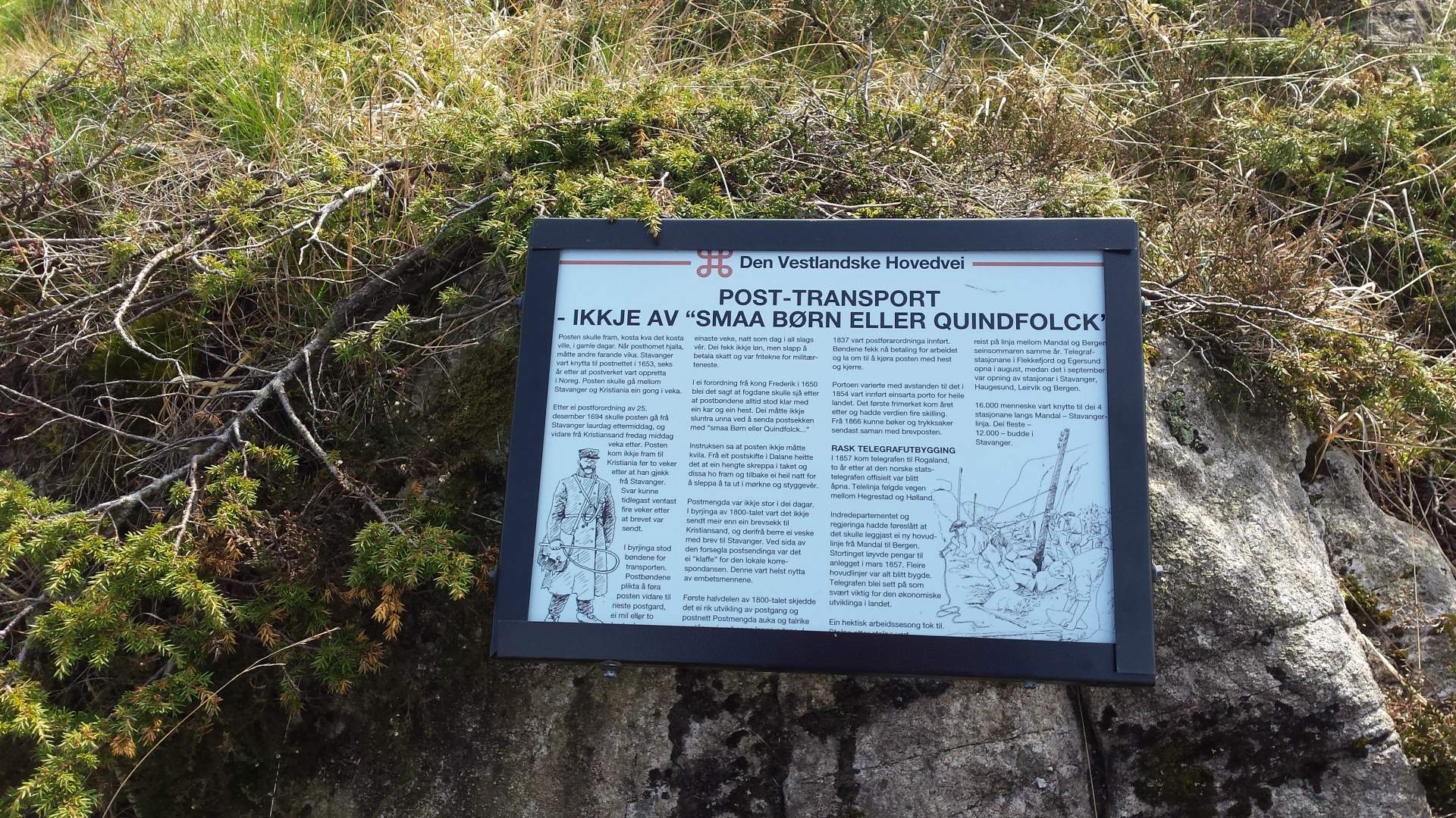 Die alte Hauptstraße Westnorwegens