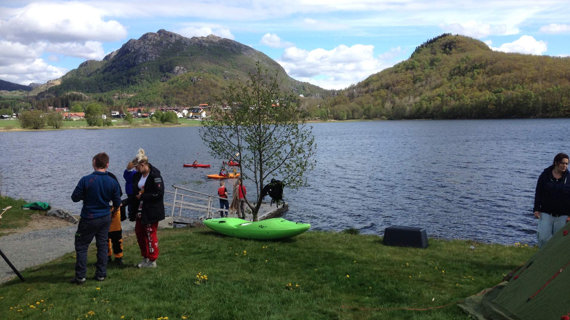Canoeing in Bjerkreim
