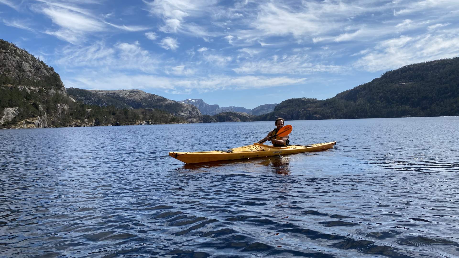 Water activities at Preikestolen Basecamp