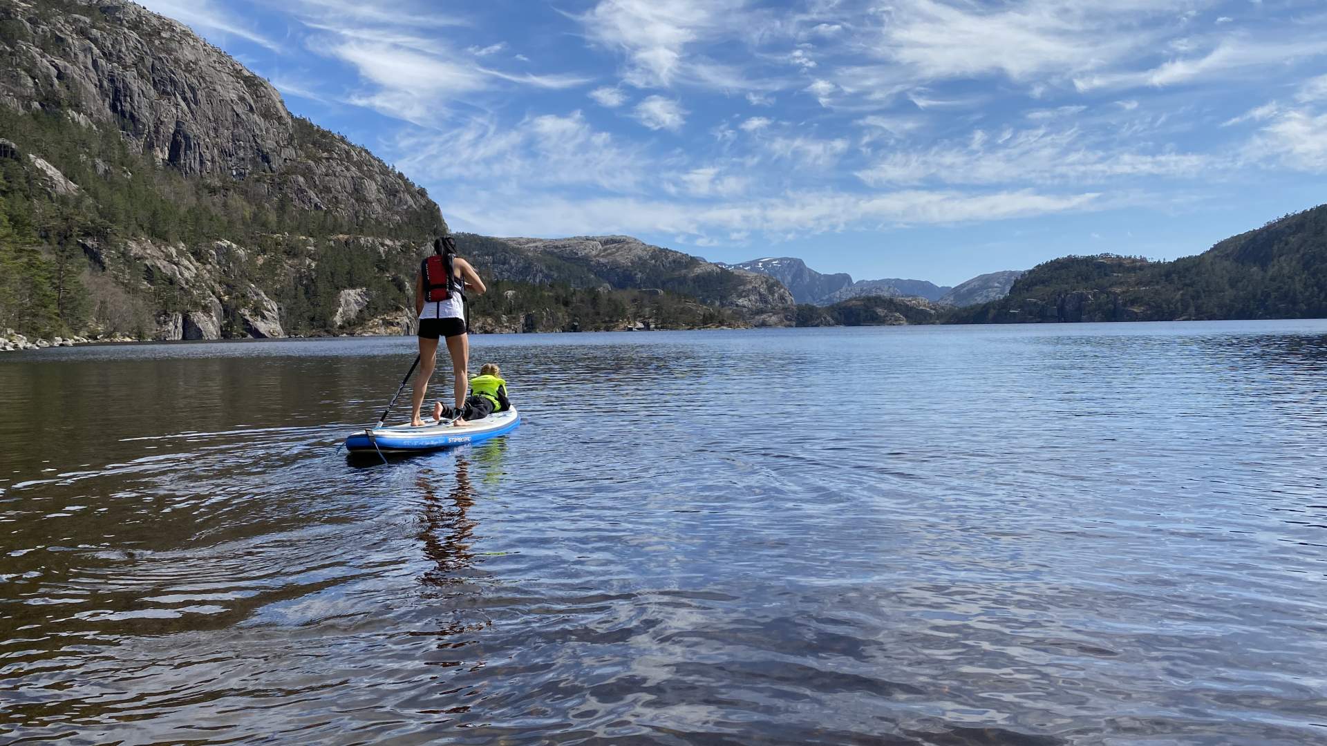 Water activities at Preikestolen Basecamp