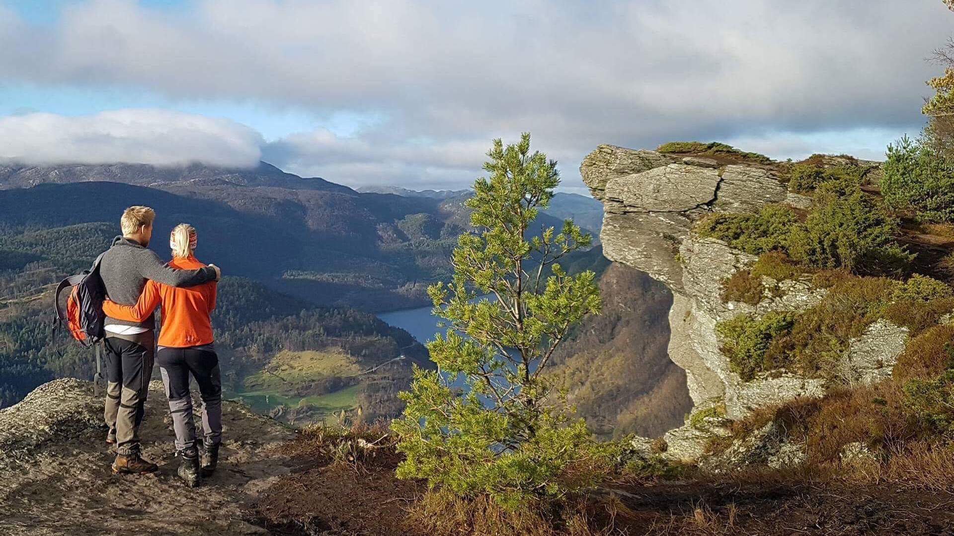 Hike to Himakånå in Nedstrand