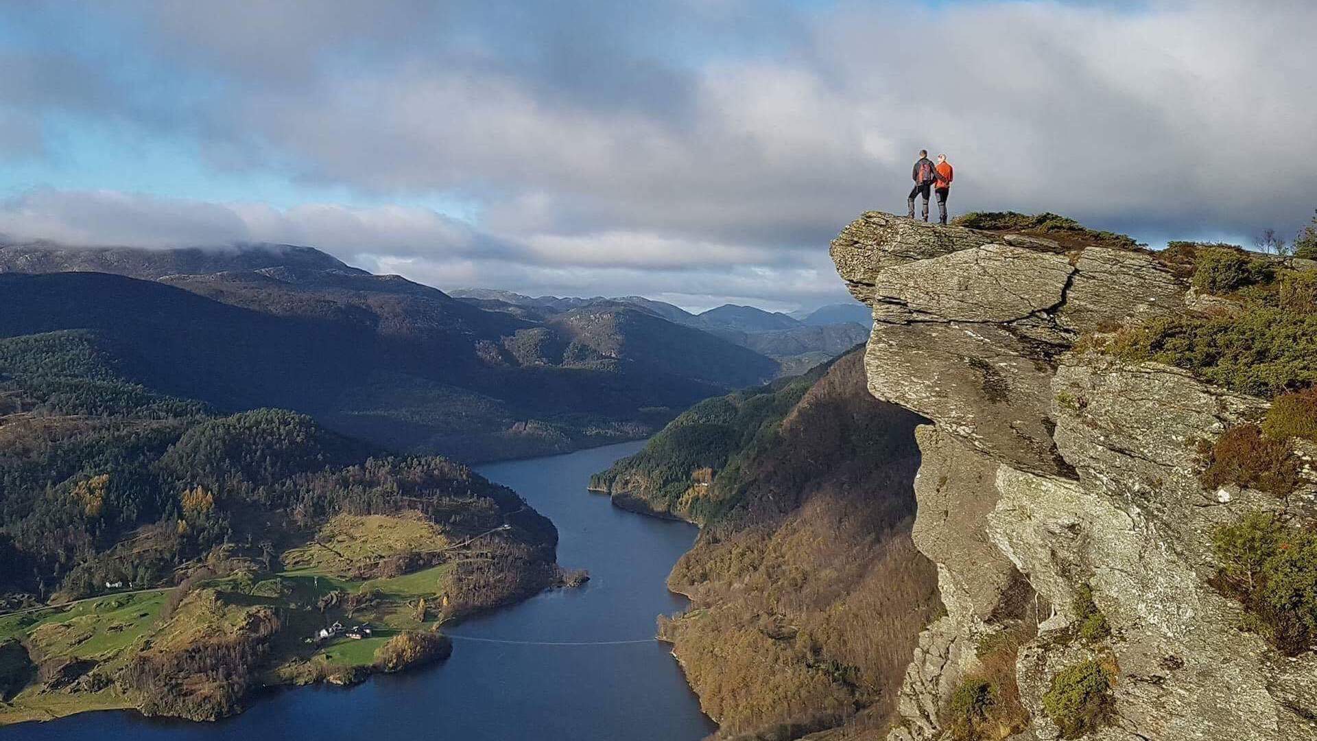 Hike to Himakånå in Nedstrand