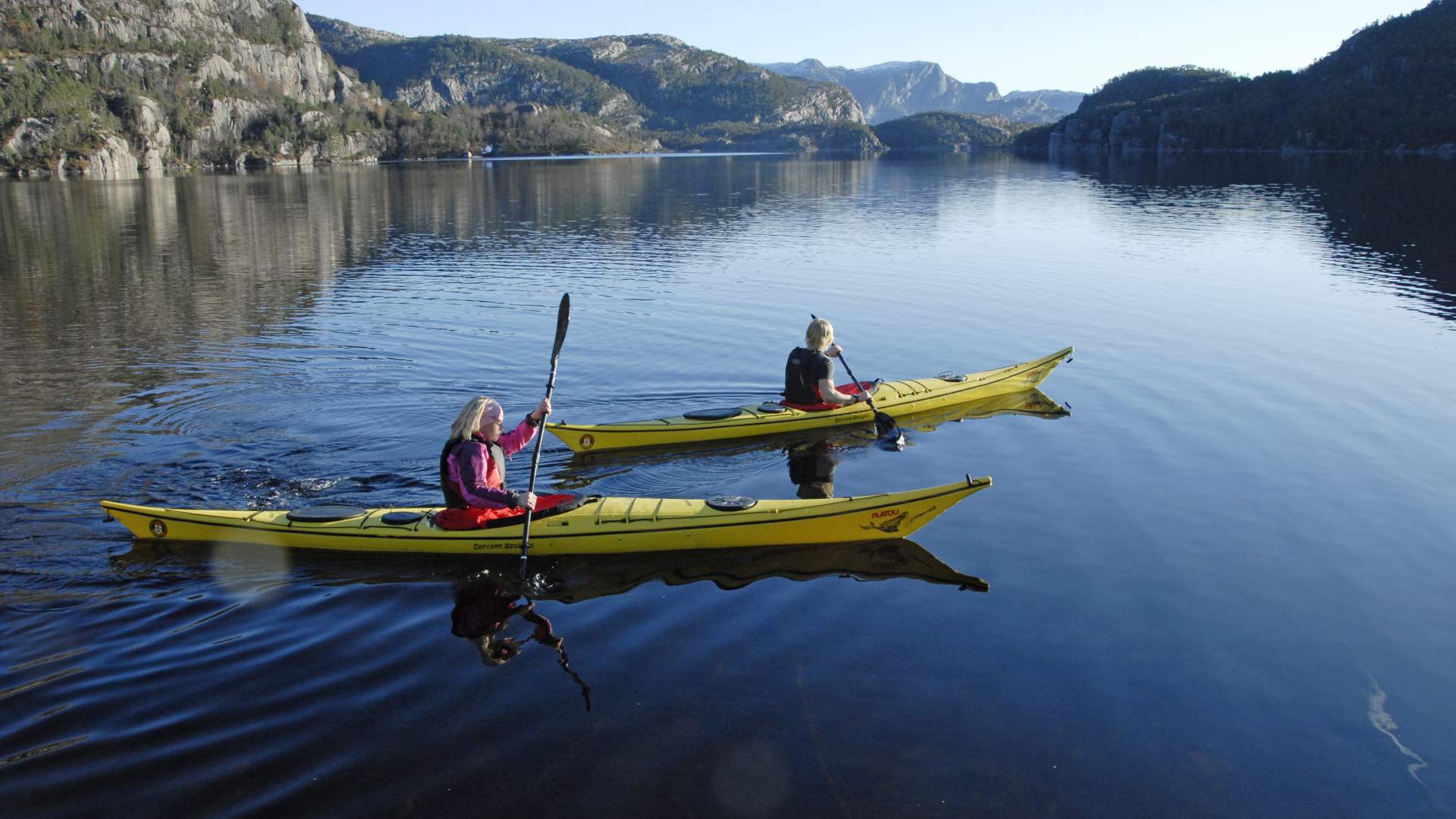 Water activities at Preikestolen Basecamp