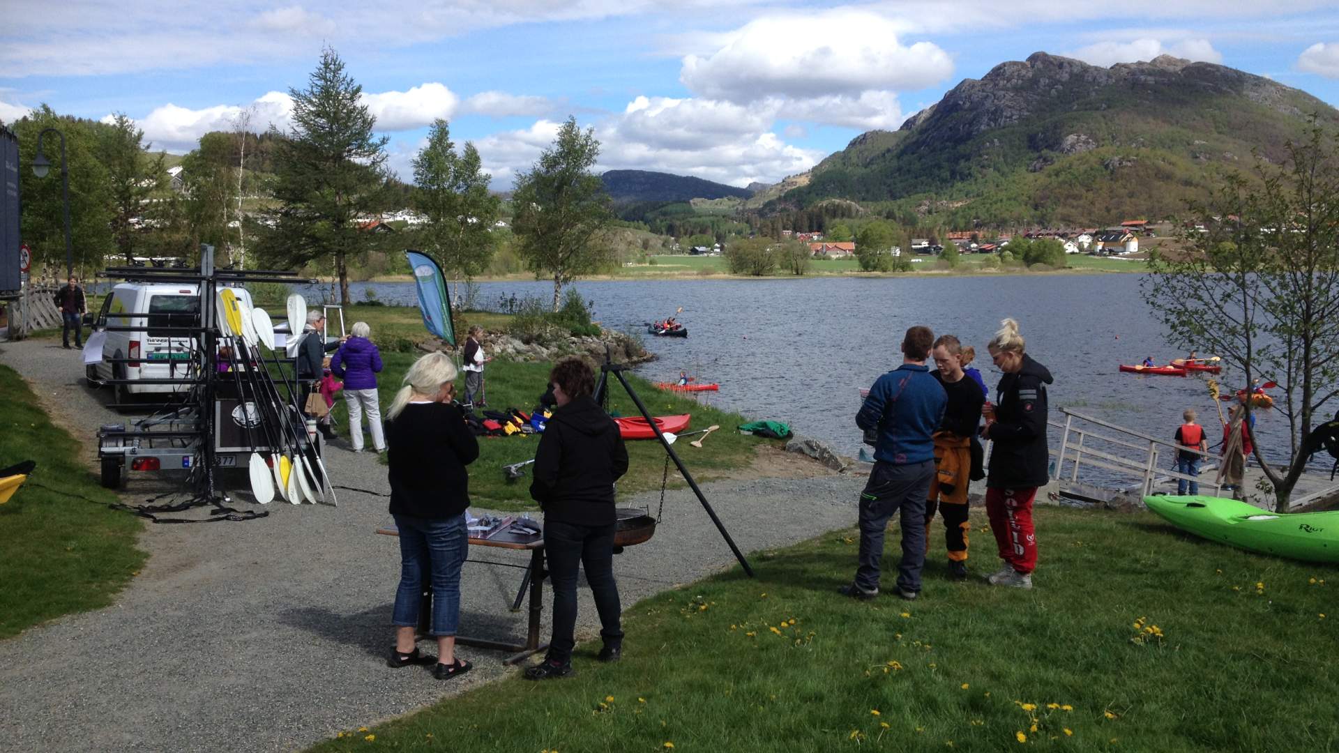 Canoeing in Bjerkreim