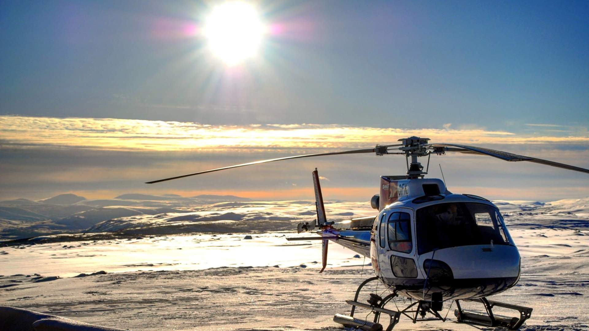 Helicopter sightseeing