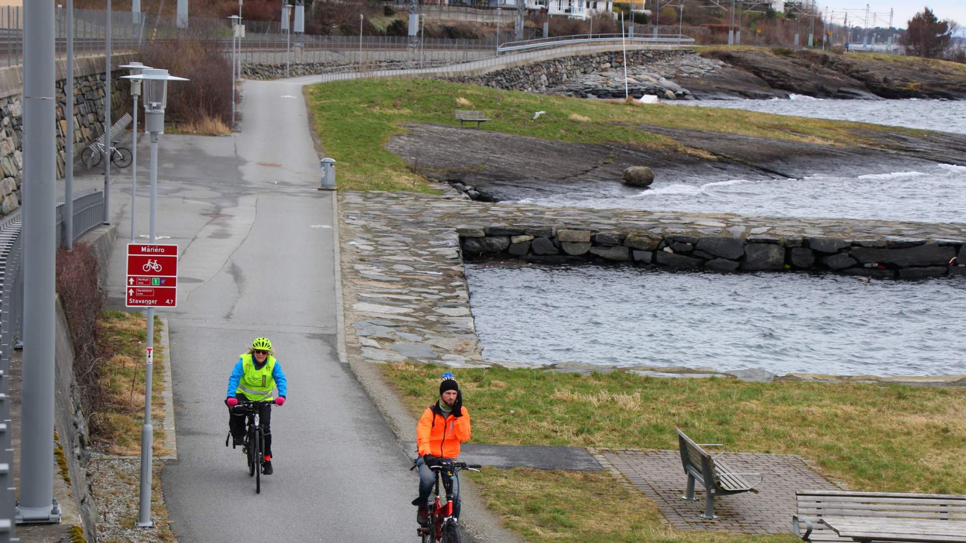 Bike ride from Gausel station – Hillevåg