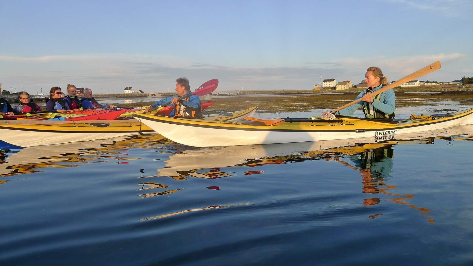 Kajakktur fra Veiholmen med Smøla Kajakk