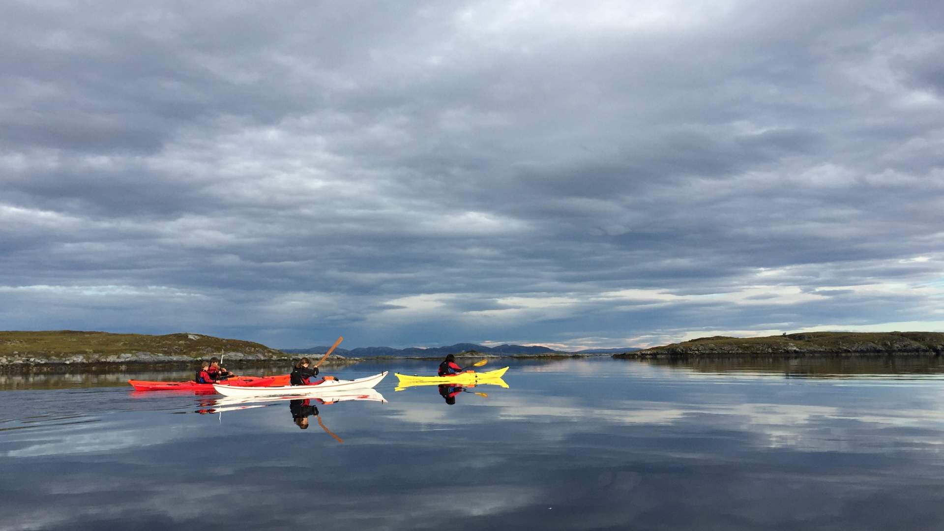 Kajakktur fra Veiholmen med Smøla Kajakk