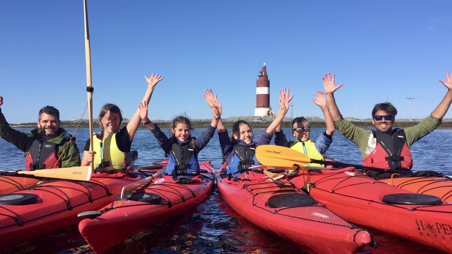 Kajakktur fra Veiholmen med Smøla Kajakk