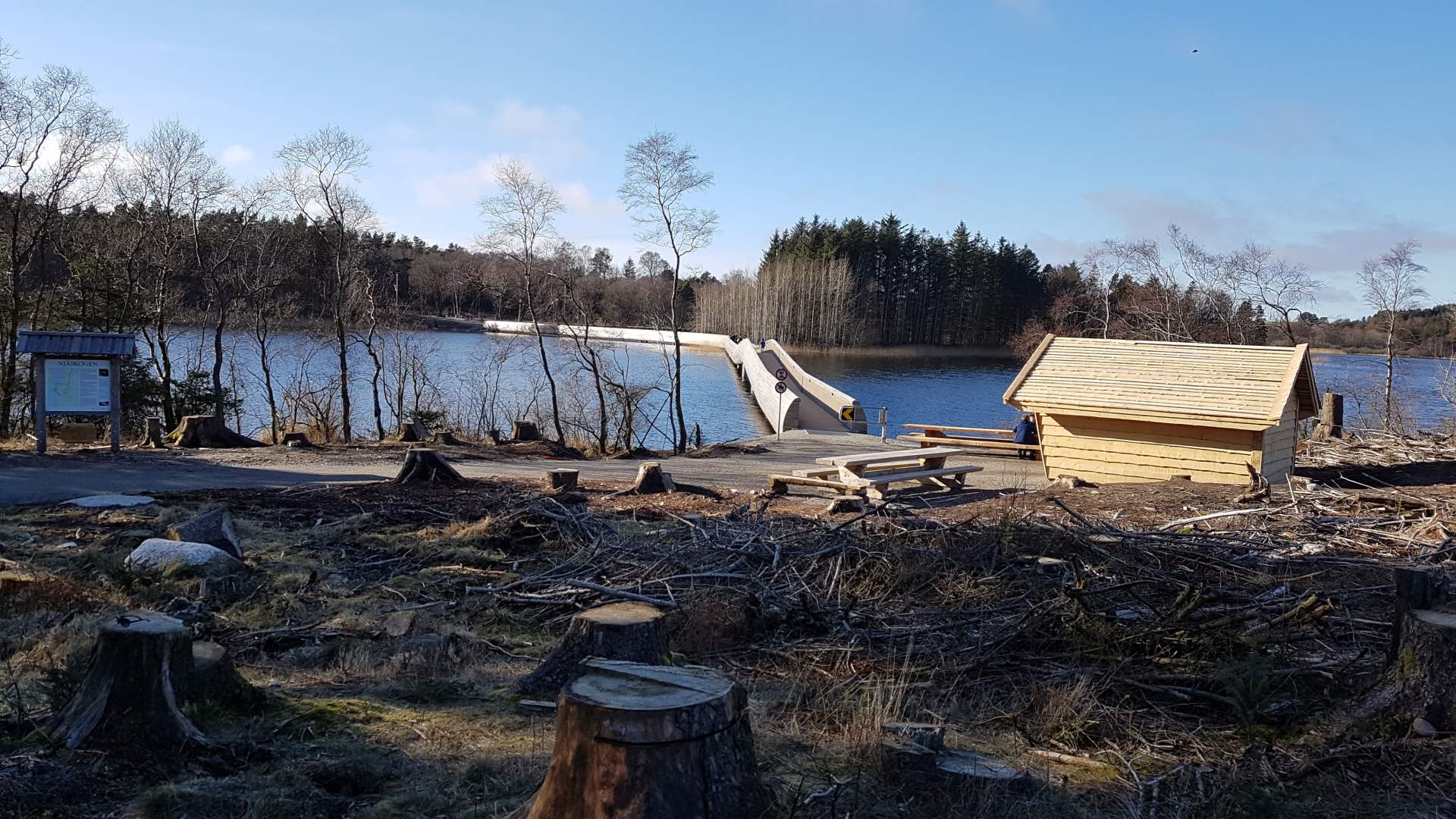 Hiking the Frøylandsvatnet lake
