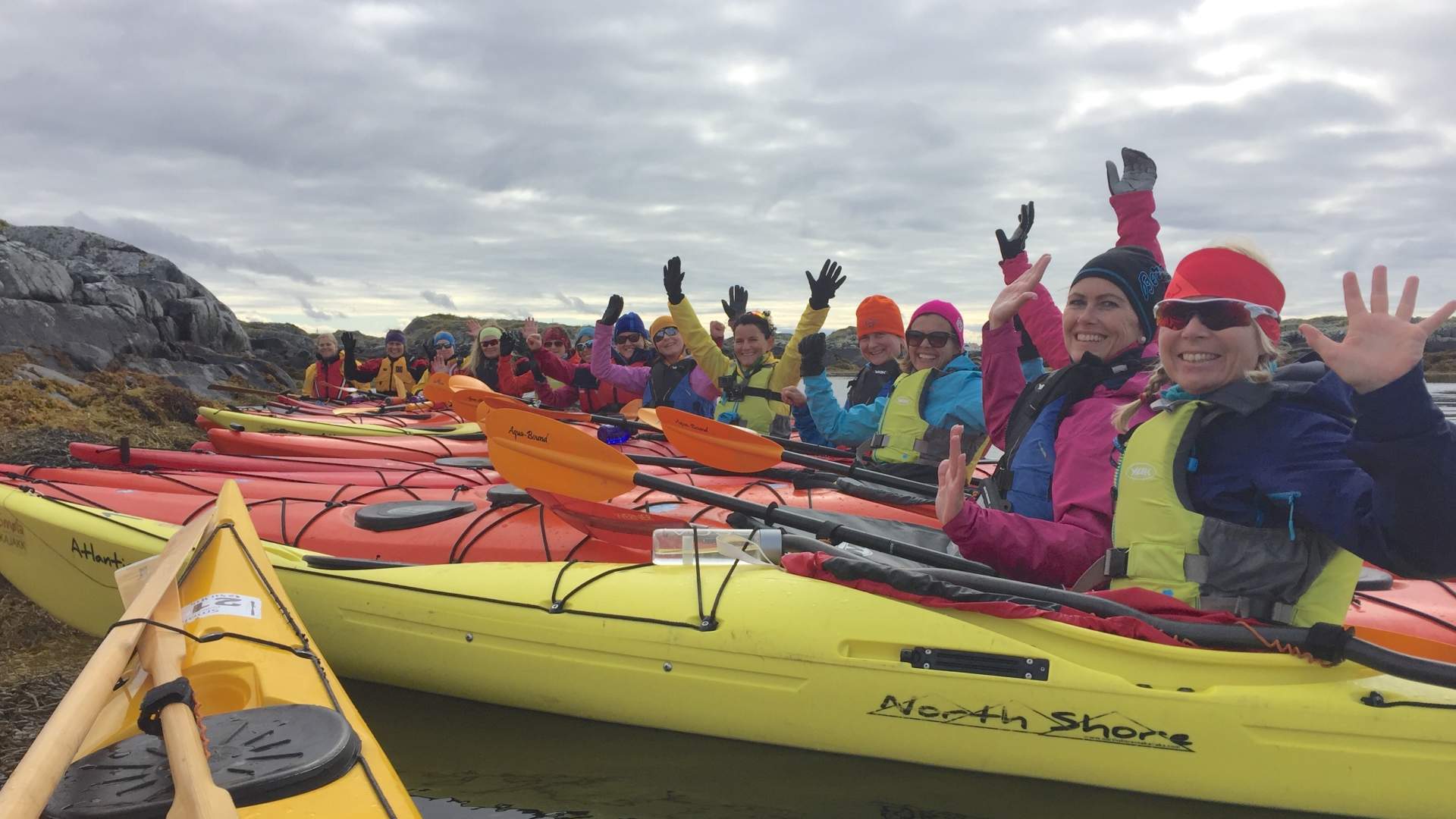 Kajakktur fra Veiholmen med Smøla Kajakk