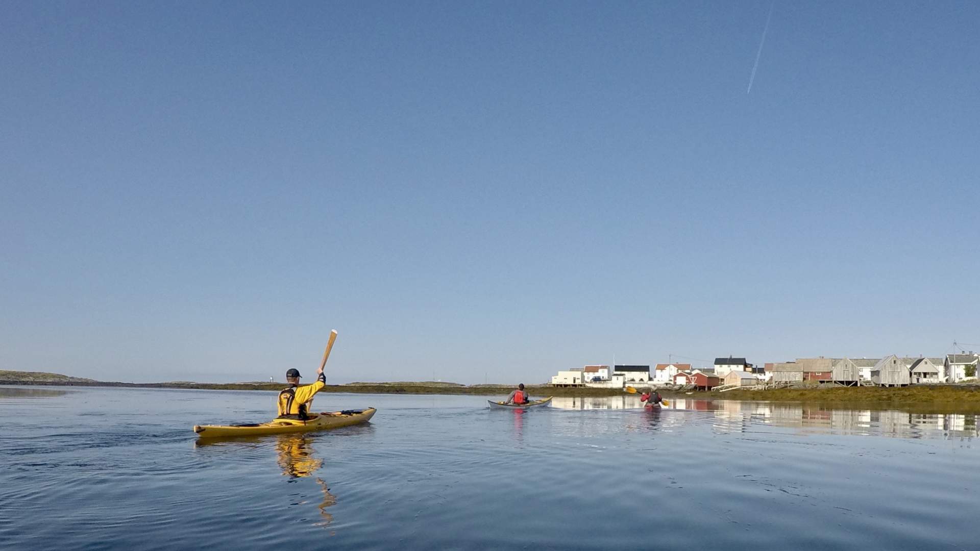 Kajakktur fra Veiholmen med Smøla Kajakk