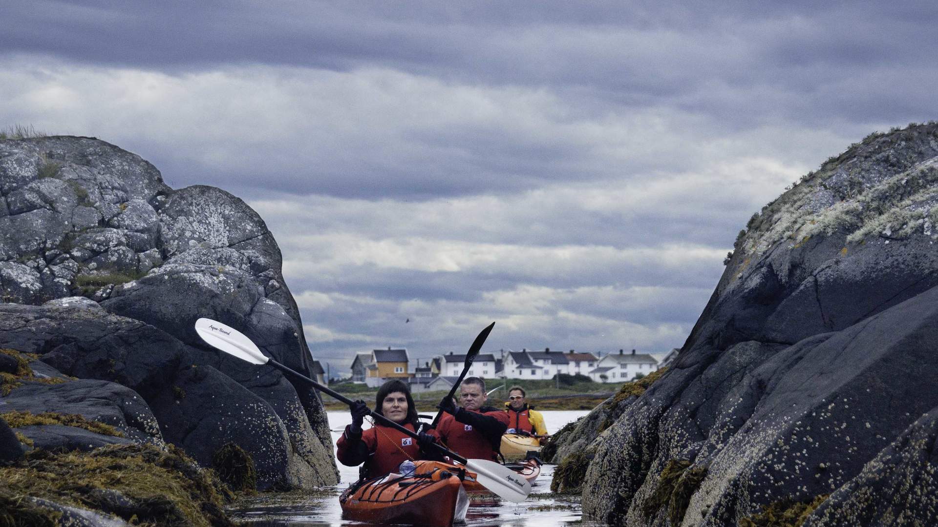 Kajakktur fra Veiholmen med Smøla Kajakk