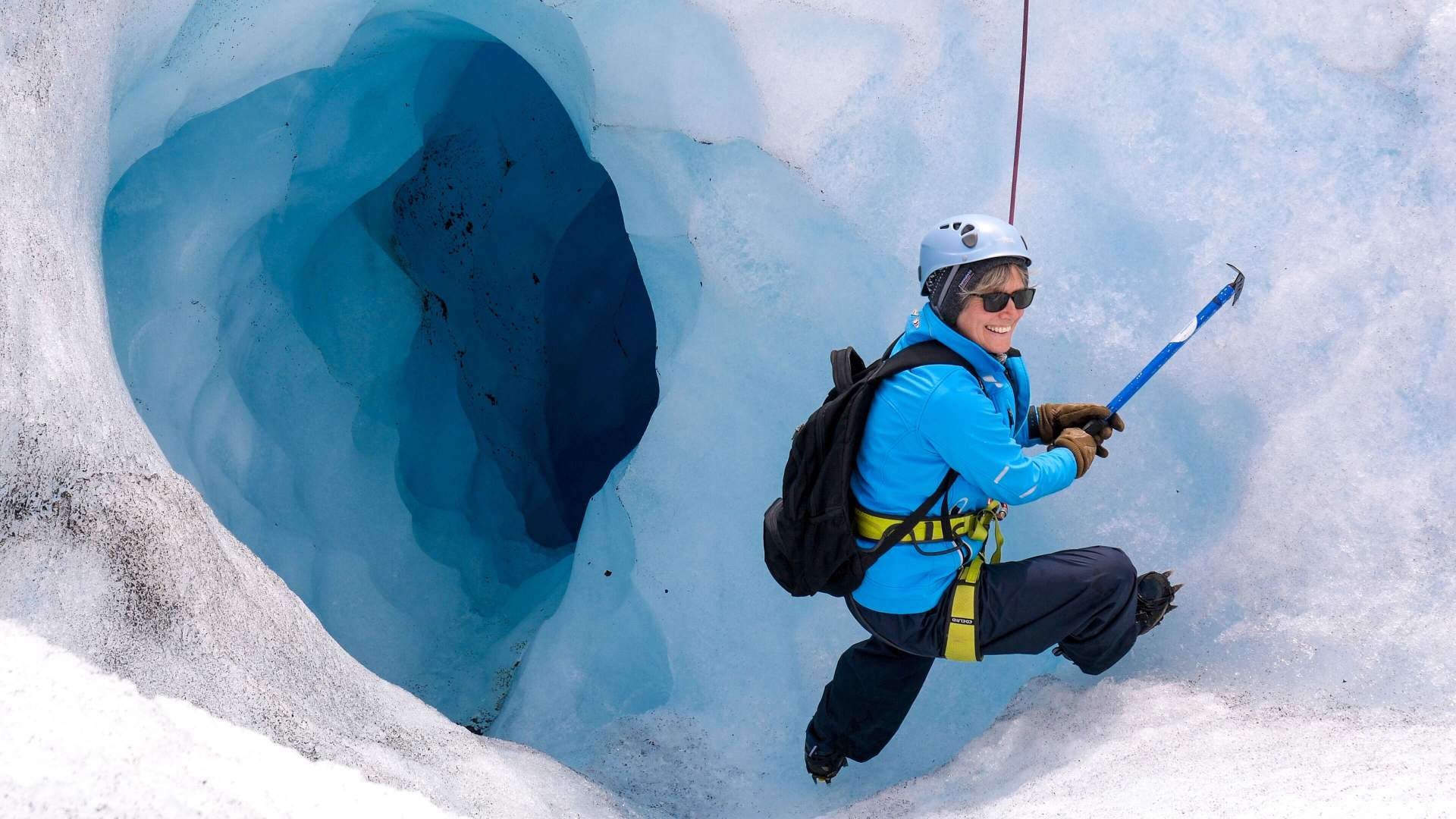 Brevandring på Haugabreen