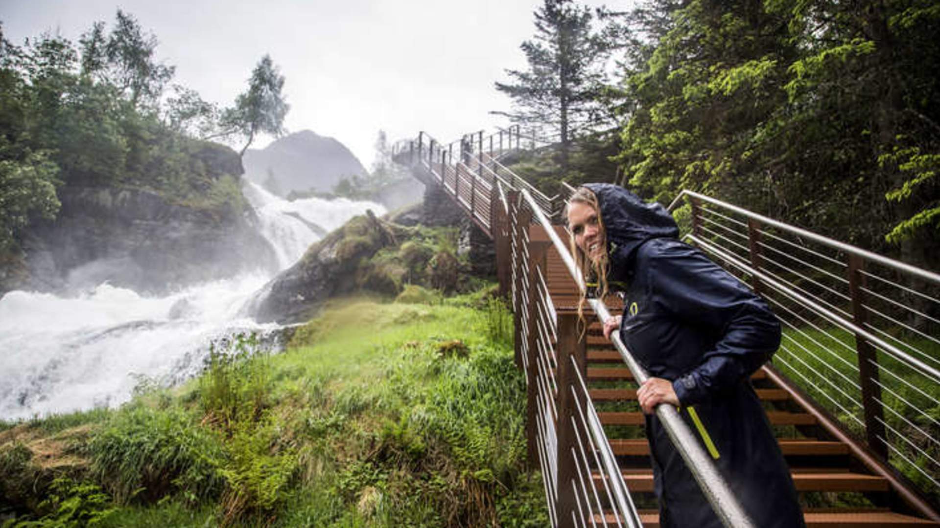 Fossevandring i Geiranger