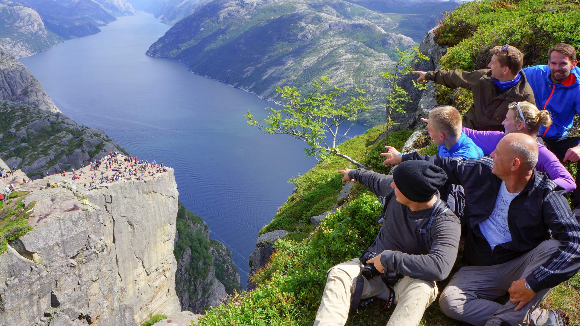 Wanderung zum Preikestolen im Lysefjord