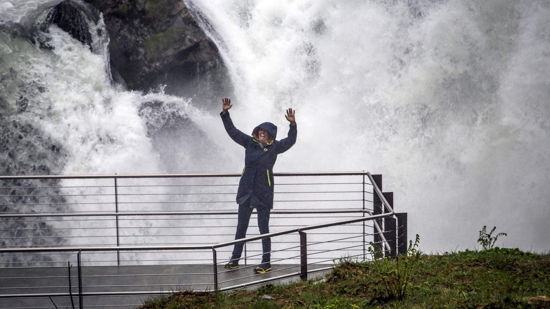 Waterfall walk in Geiranger