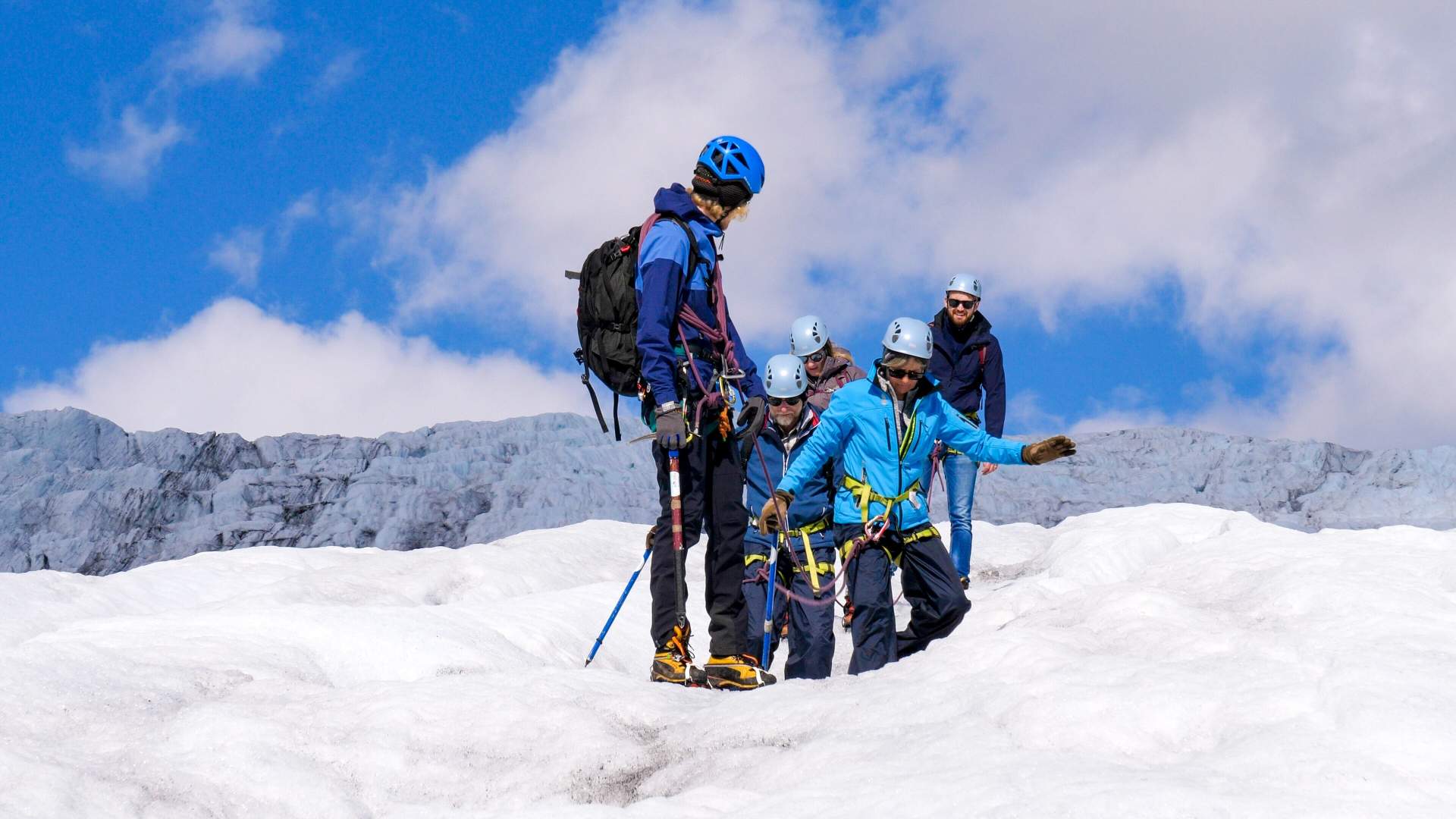 Brevandring på Haugabreen