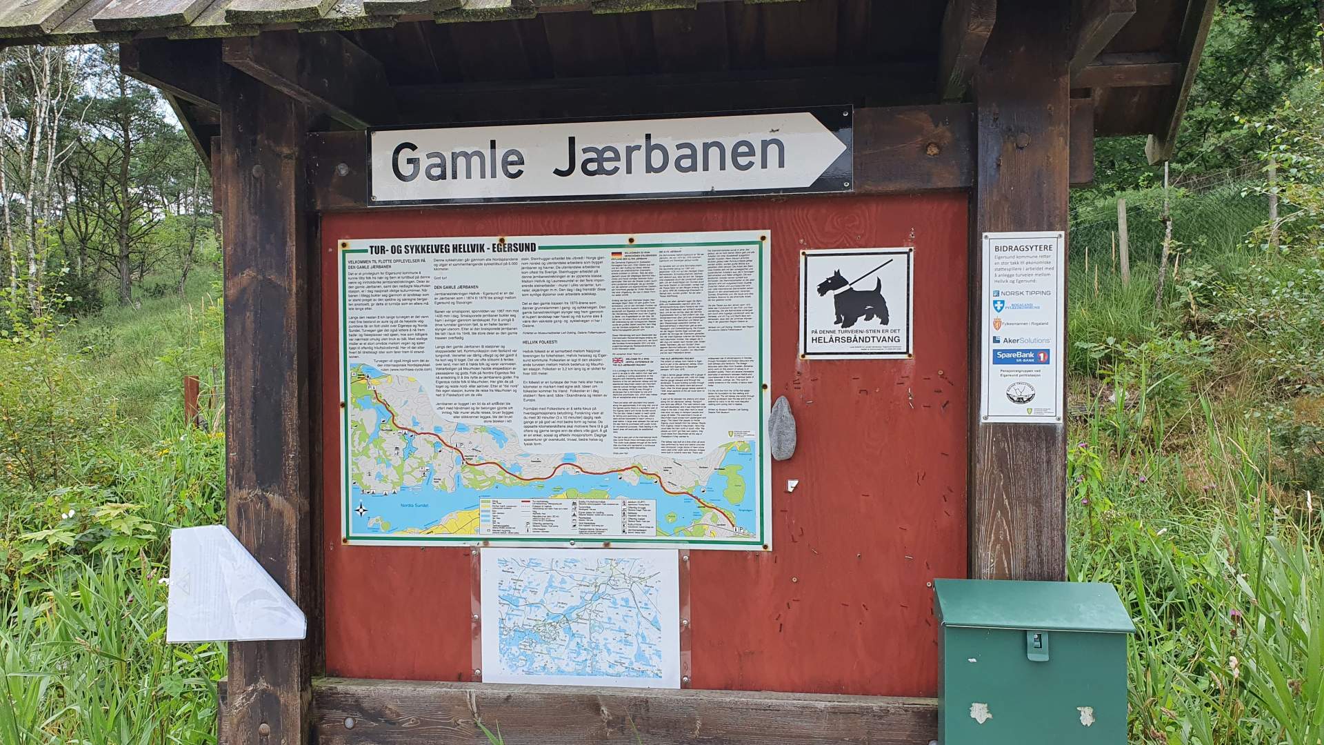 The old Jærbanen railway