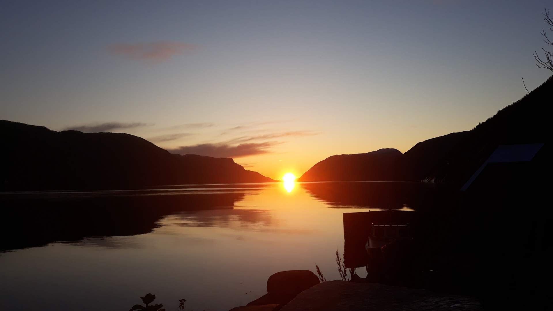 The sail in the Jøsenfjord