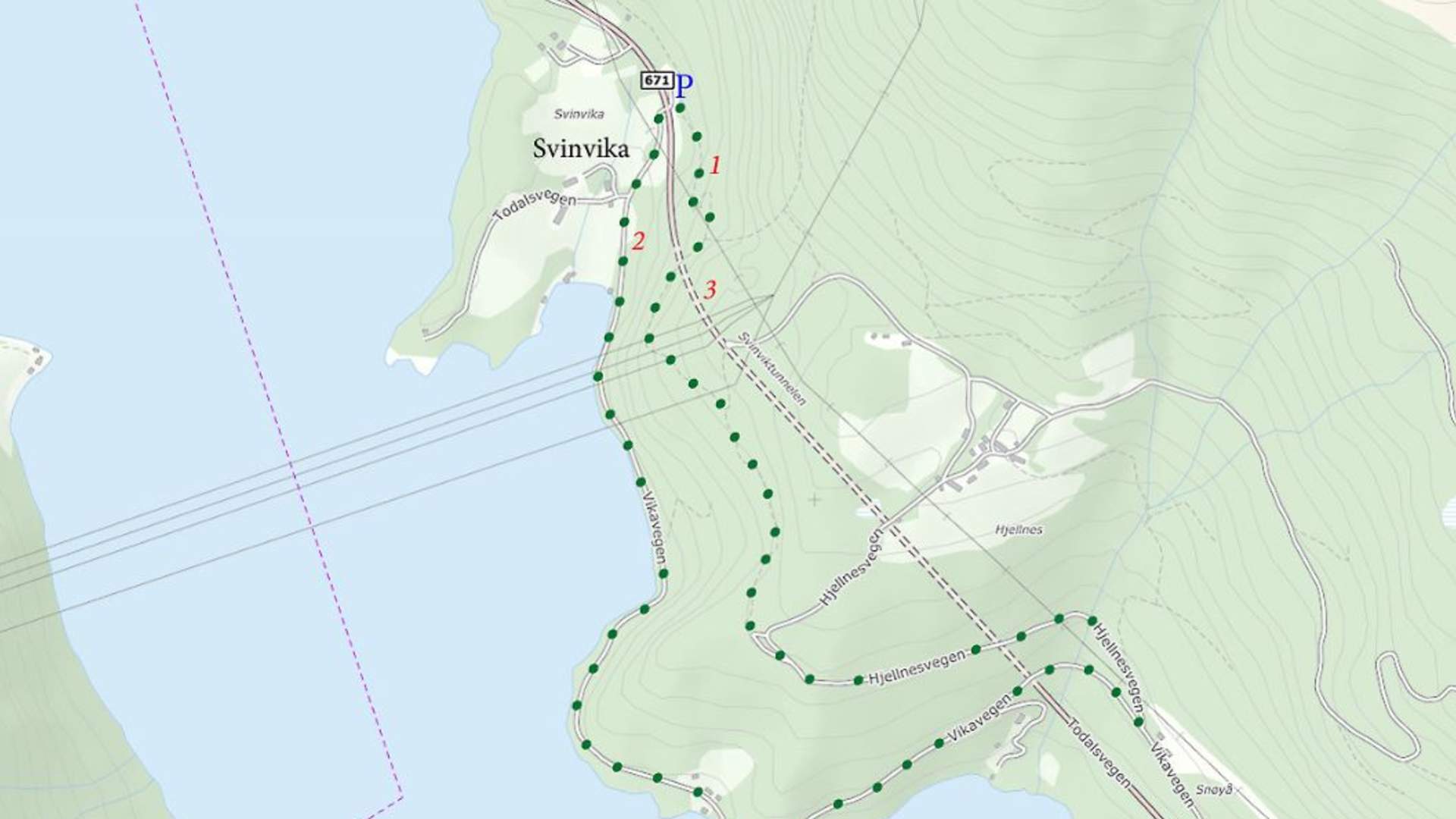 Svinvikrunden hiking