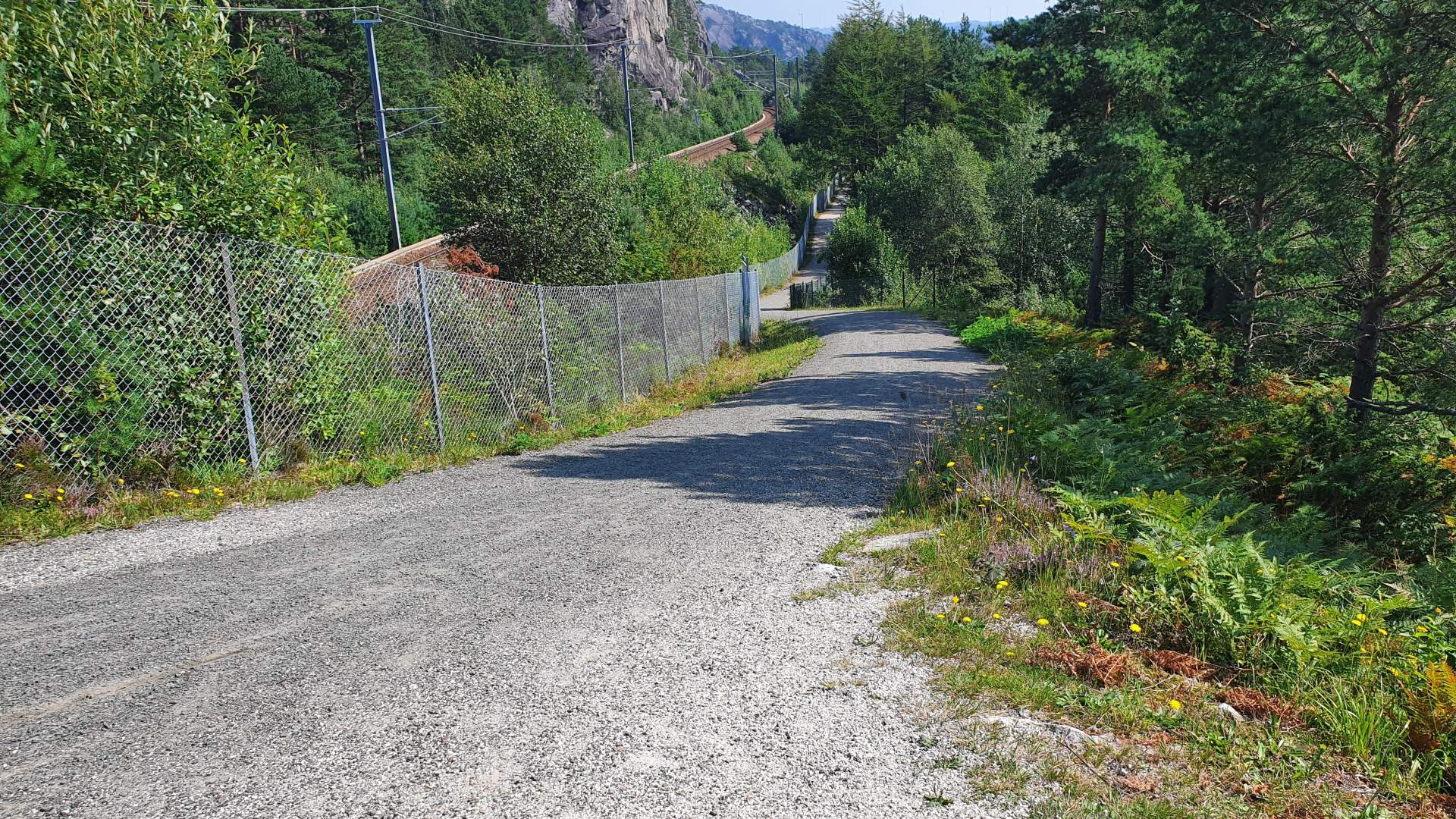 The old Jærbanen railway