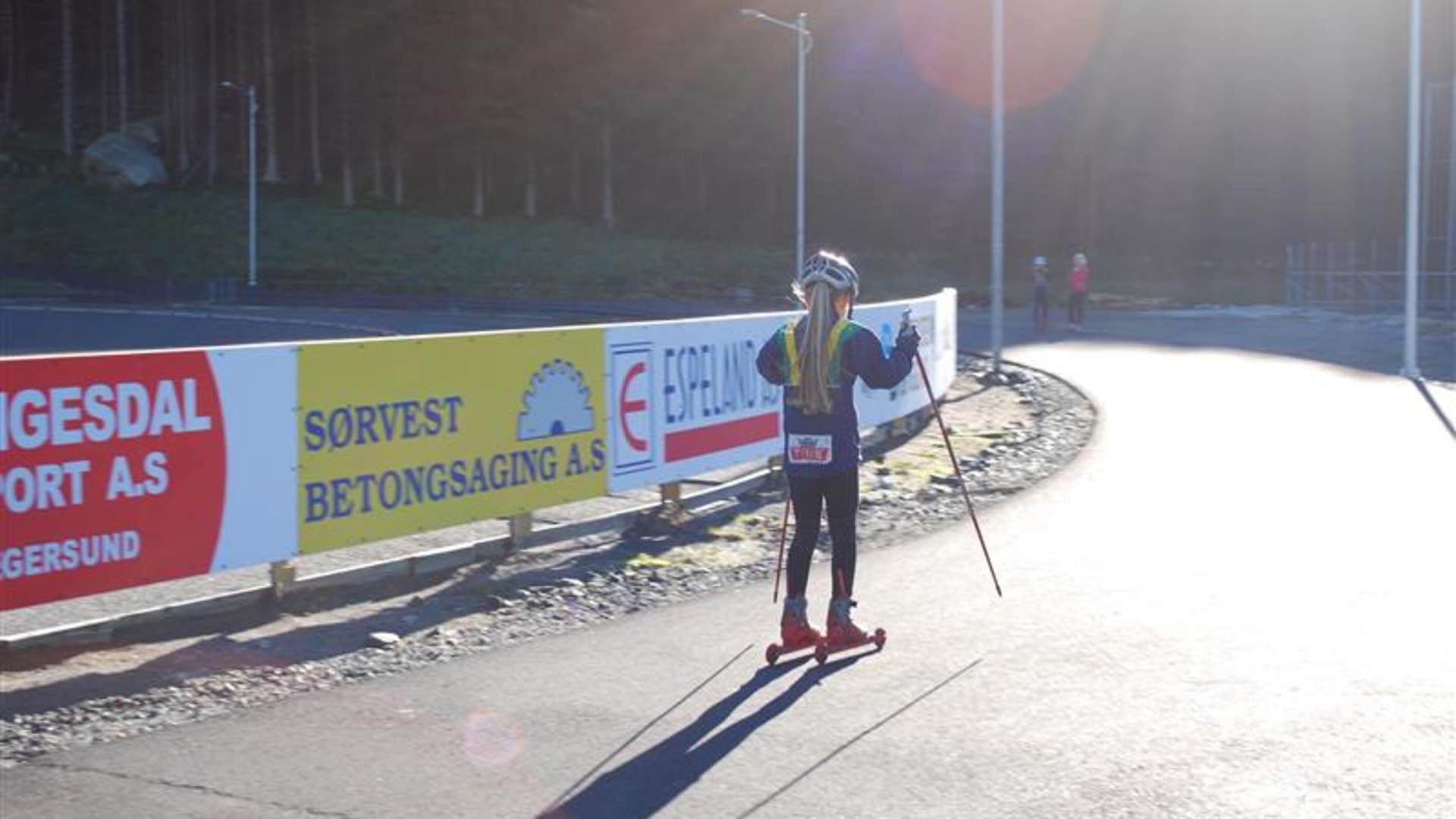 Rulleskiløype på Vikeså