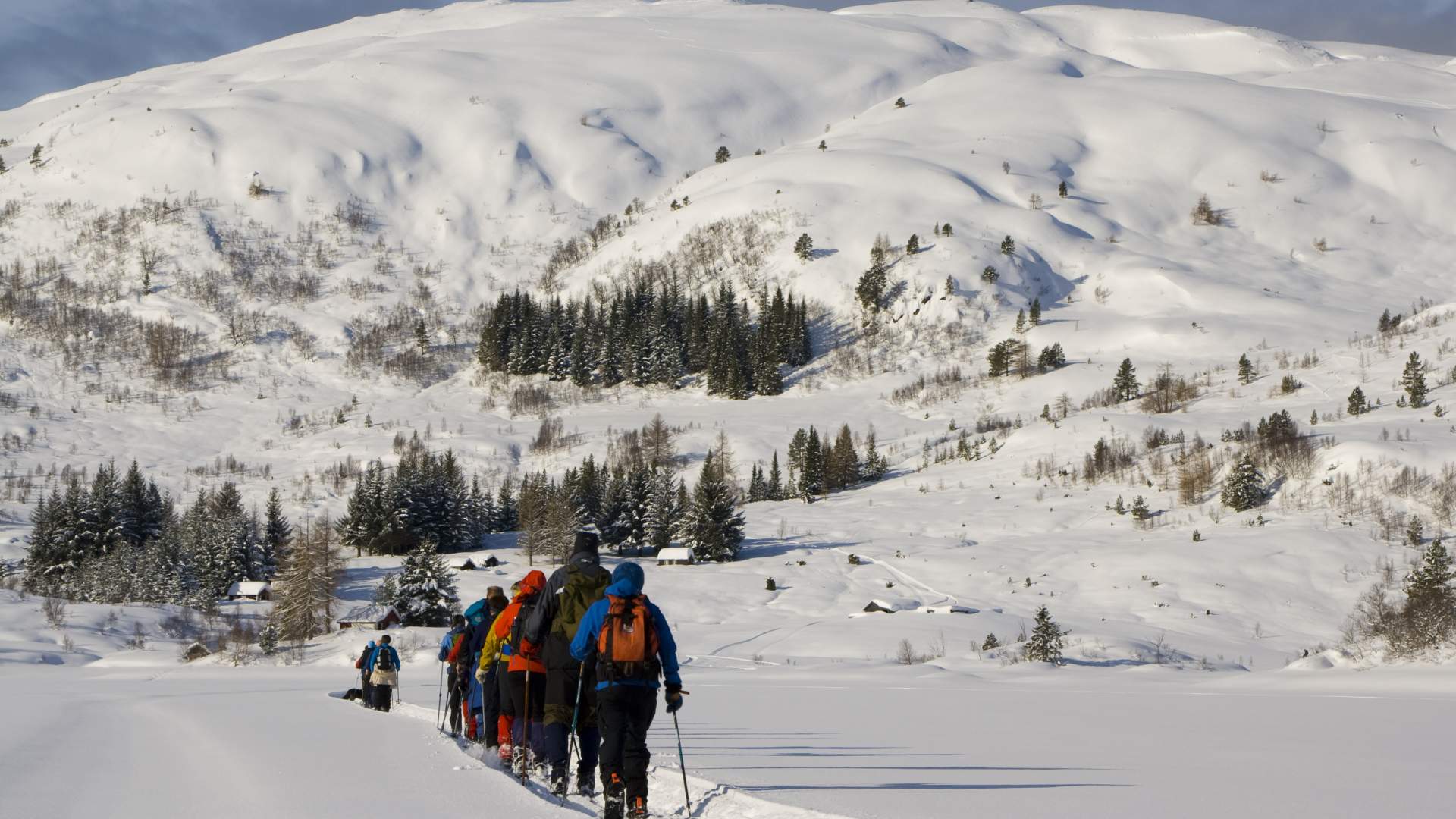 Skiing at Høgfjellet (689 masl)