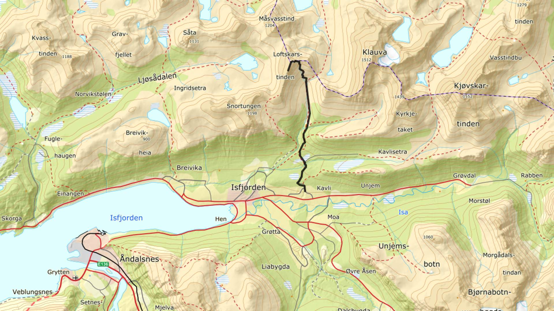 Topptur til Loftskarstind (1191 moh.)