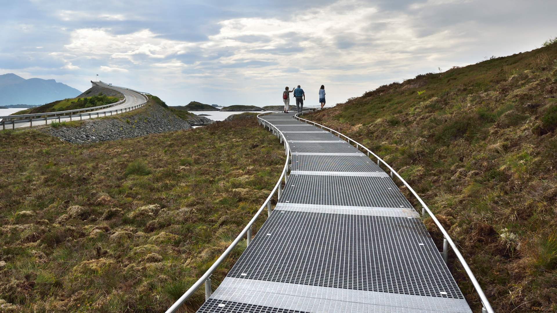 The Atlantic Road - walking path