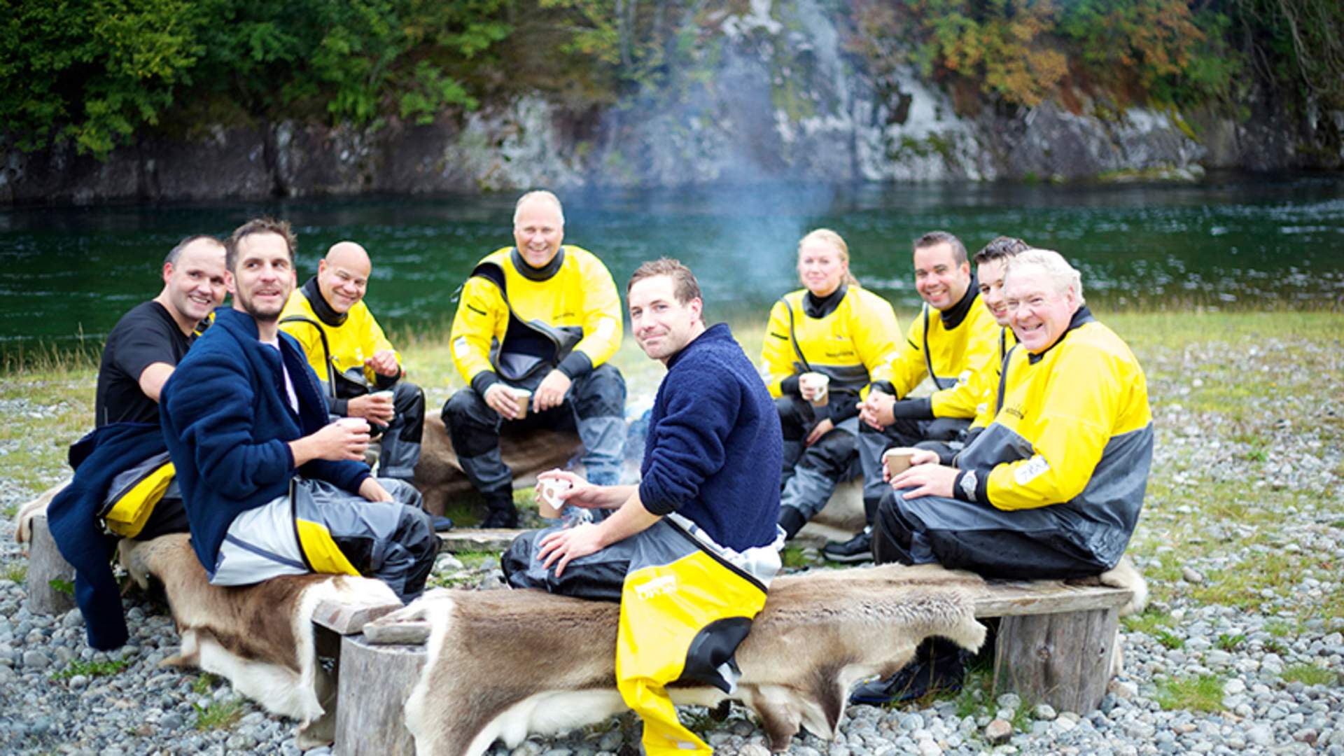 Laksesafari i Suldalslågen på Sand